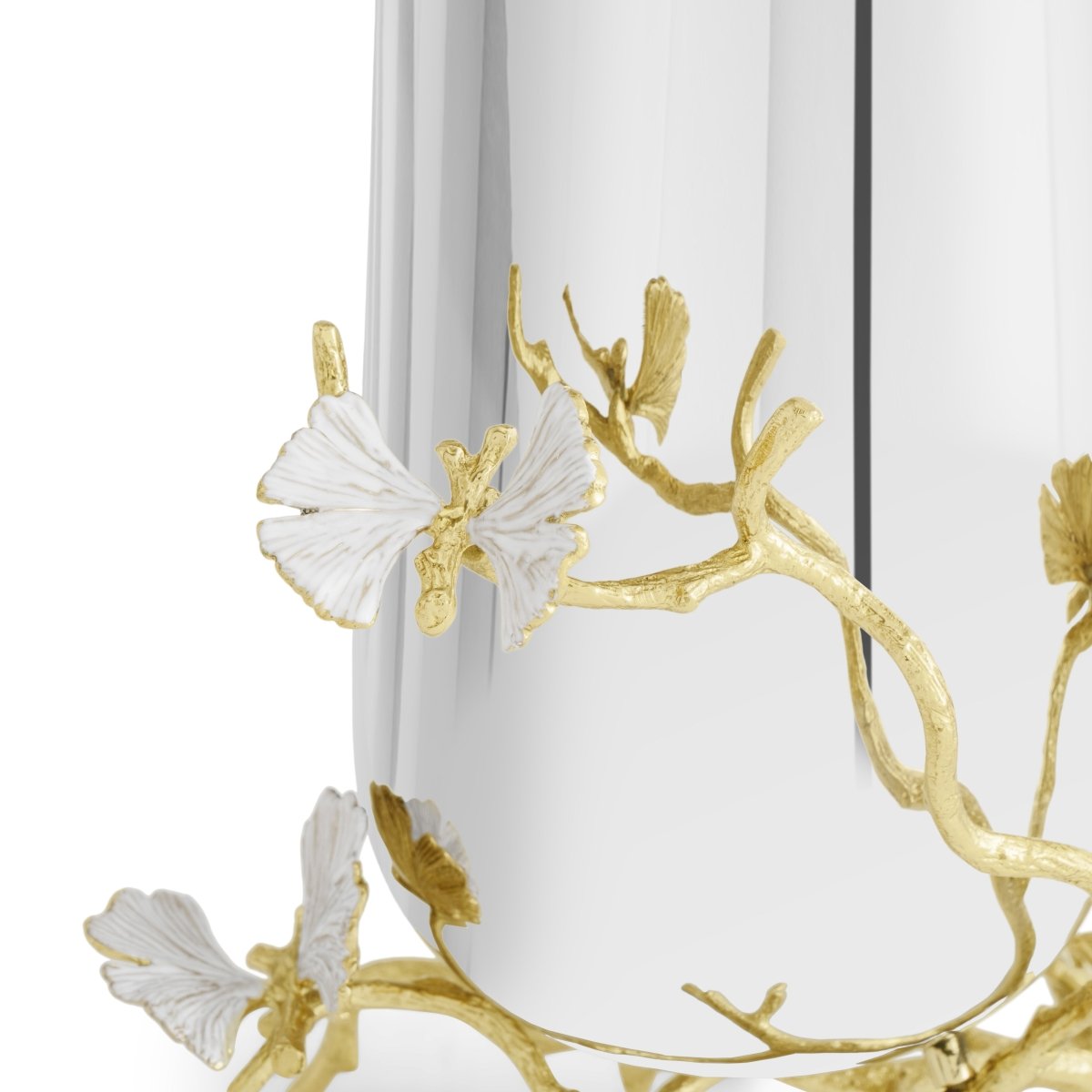 Michael Aram Butterfly Ginkgo Gold Vase