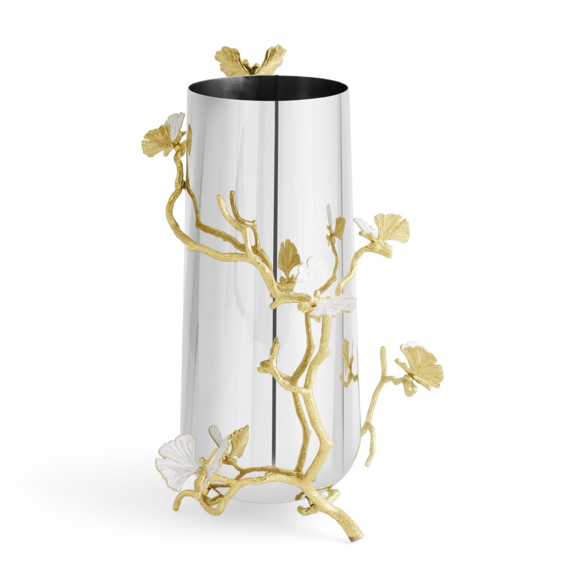 Michael Aram Butterfly Ginkgo Gold Vase