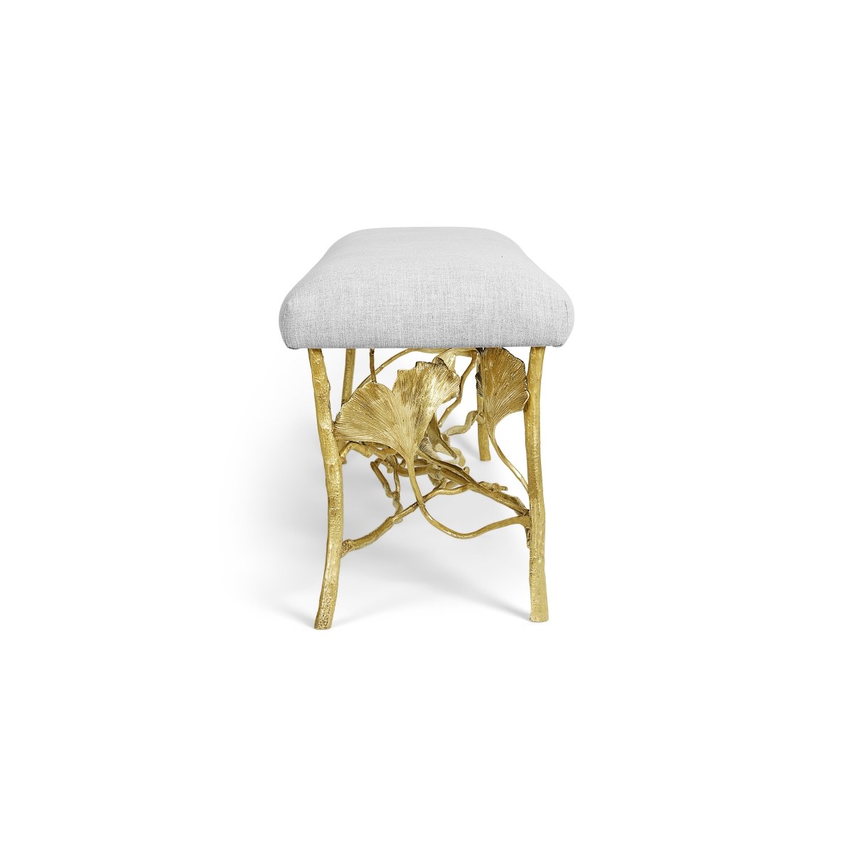 Michael Aram Golden Ginkgo Bench