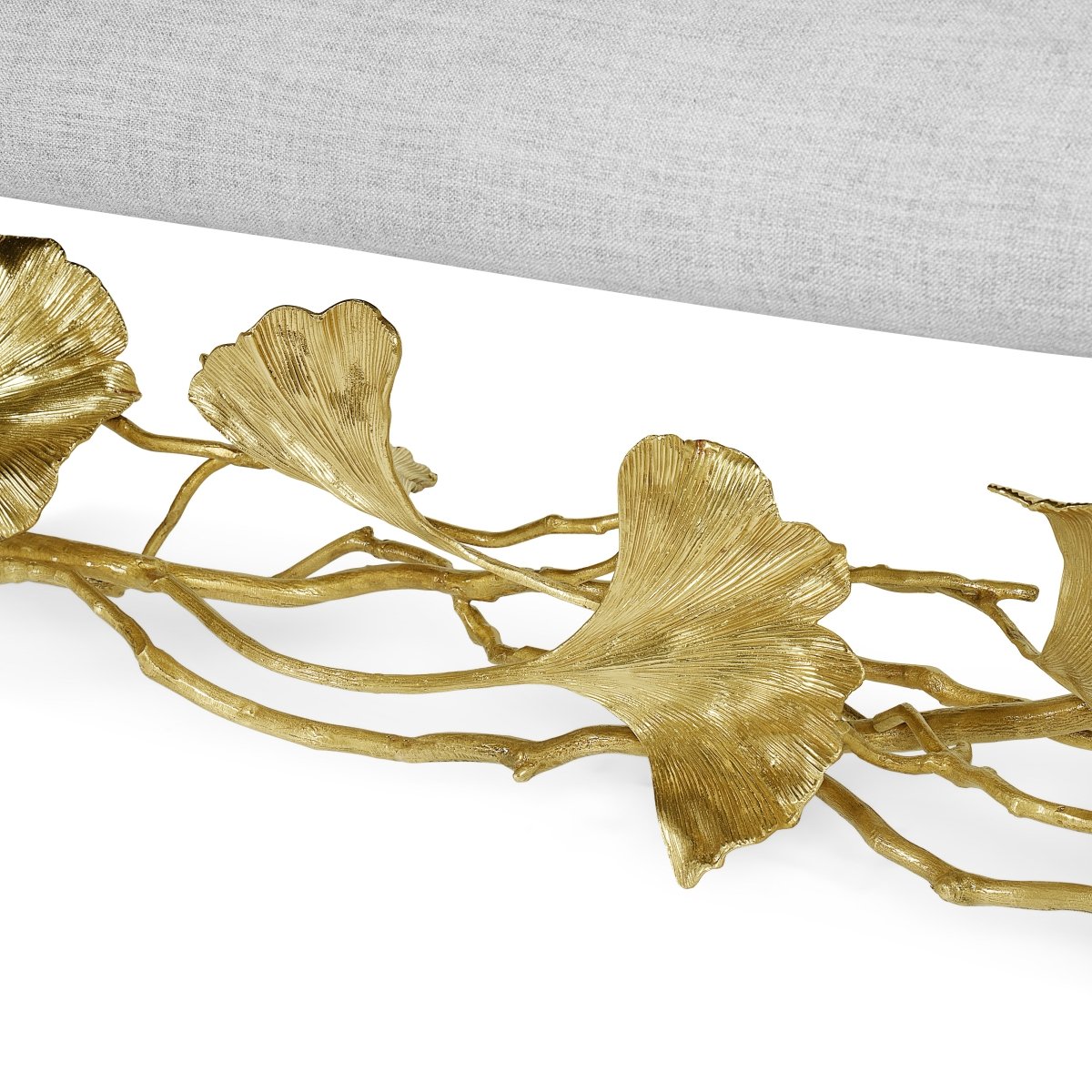 Michael Aram Golden Ginkgo Bench