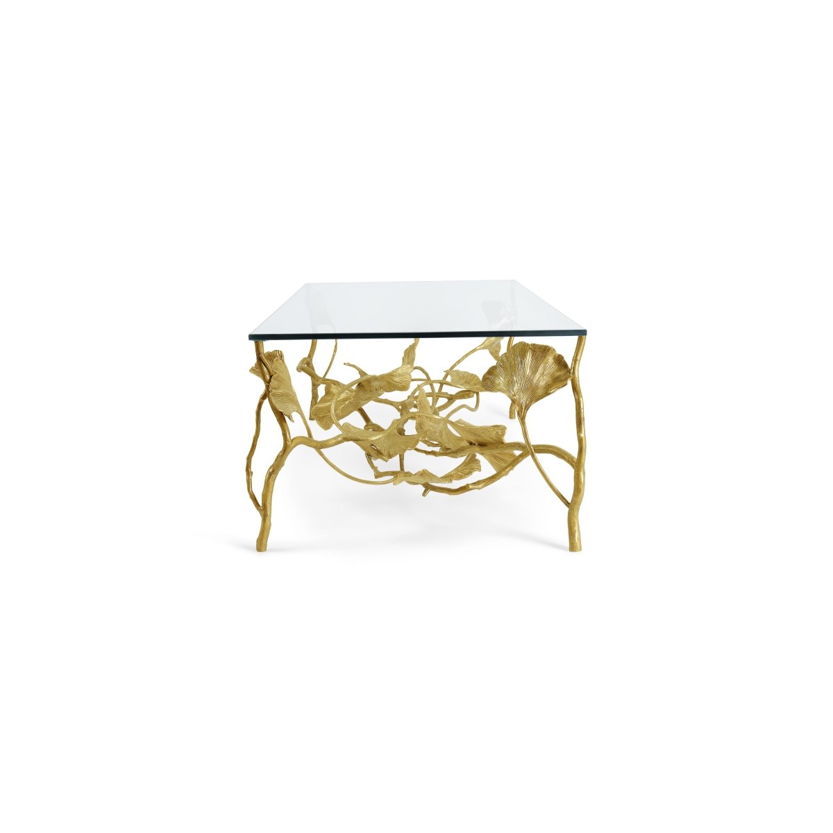 Michael Aram Golden Ginkgo Coffee Table