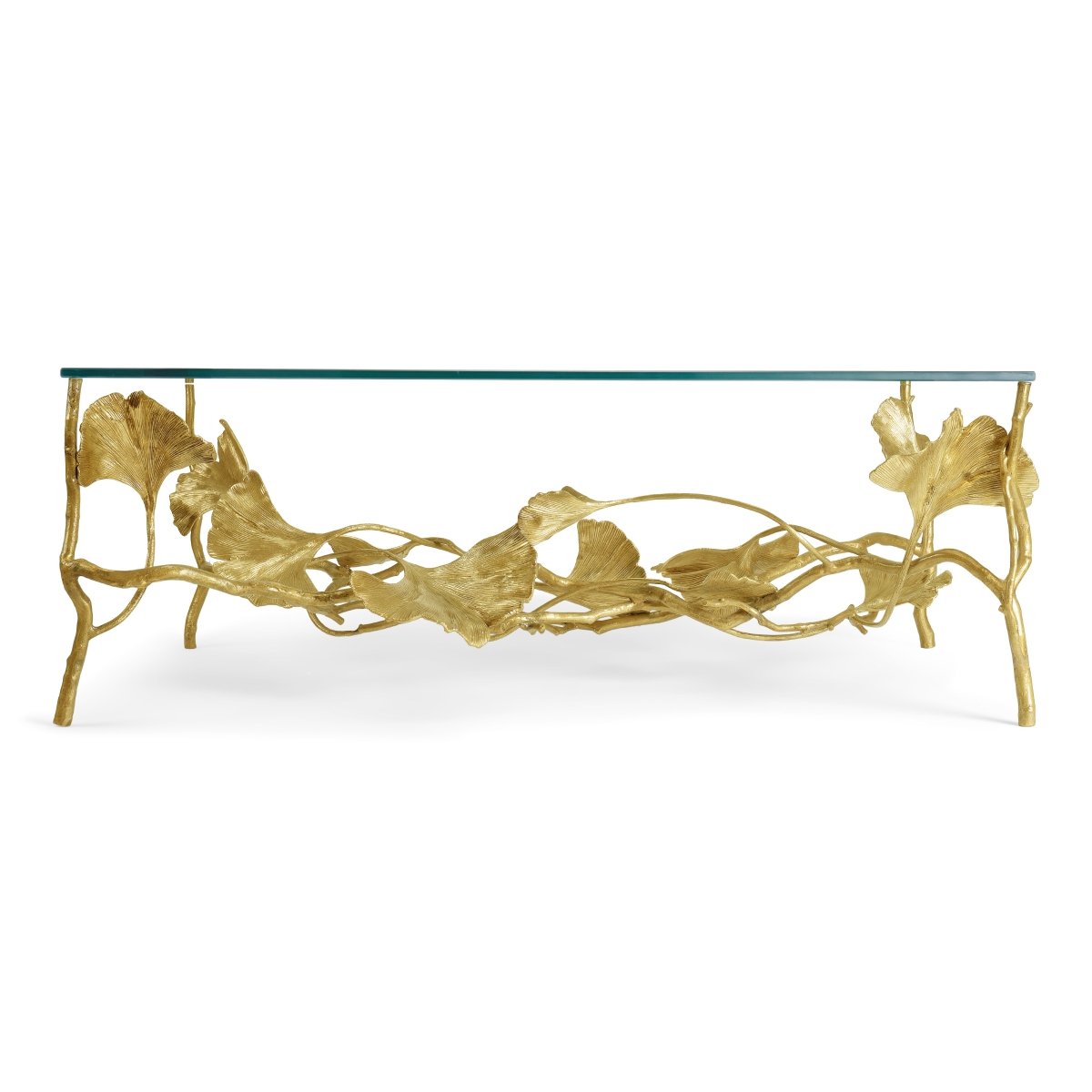 Michael Aram Golden Ginkgo Coffee Table