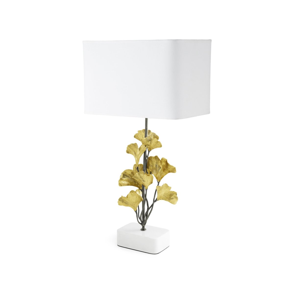 Michael Aram Golden Ginkgo Table Lamp