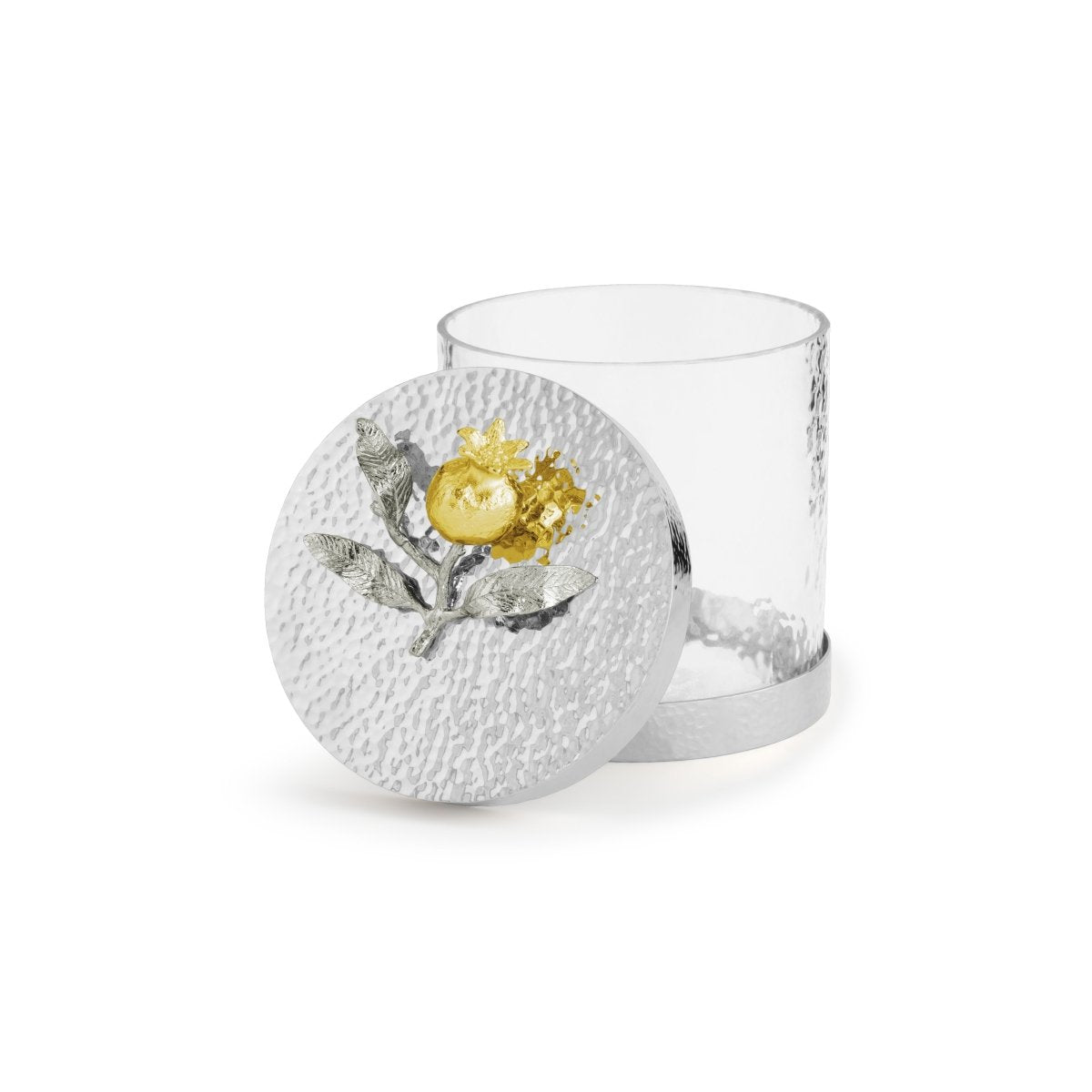 Michael Aram Pomegranate Silver & Gold Canister