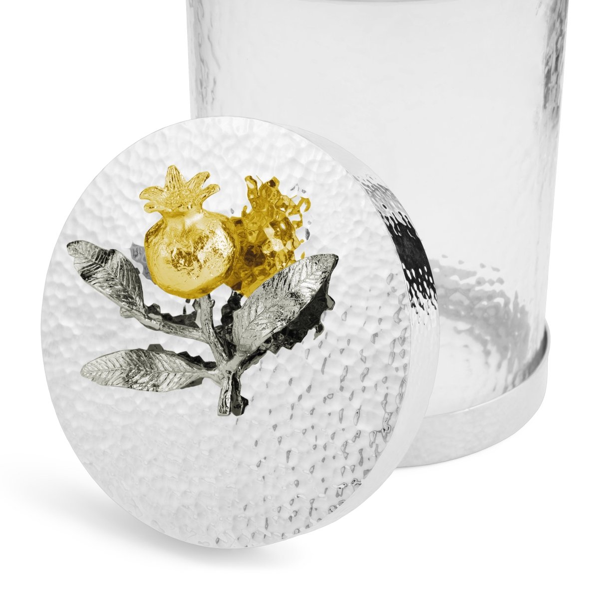 Michael Aram Pomegranate Silver & Gold Canister