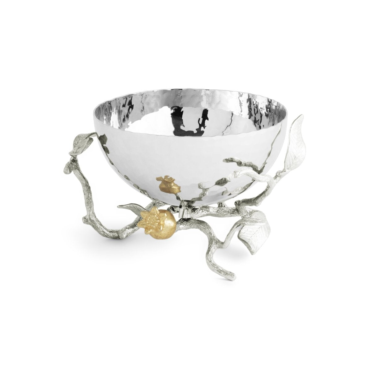 Michael Aram Pomegranate Silver & Gold Nut Bowl