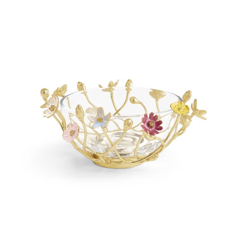 Michael Aram Wildflowers Small Glass Bowl