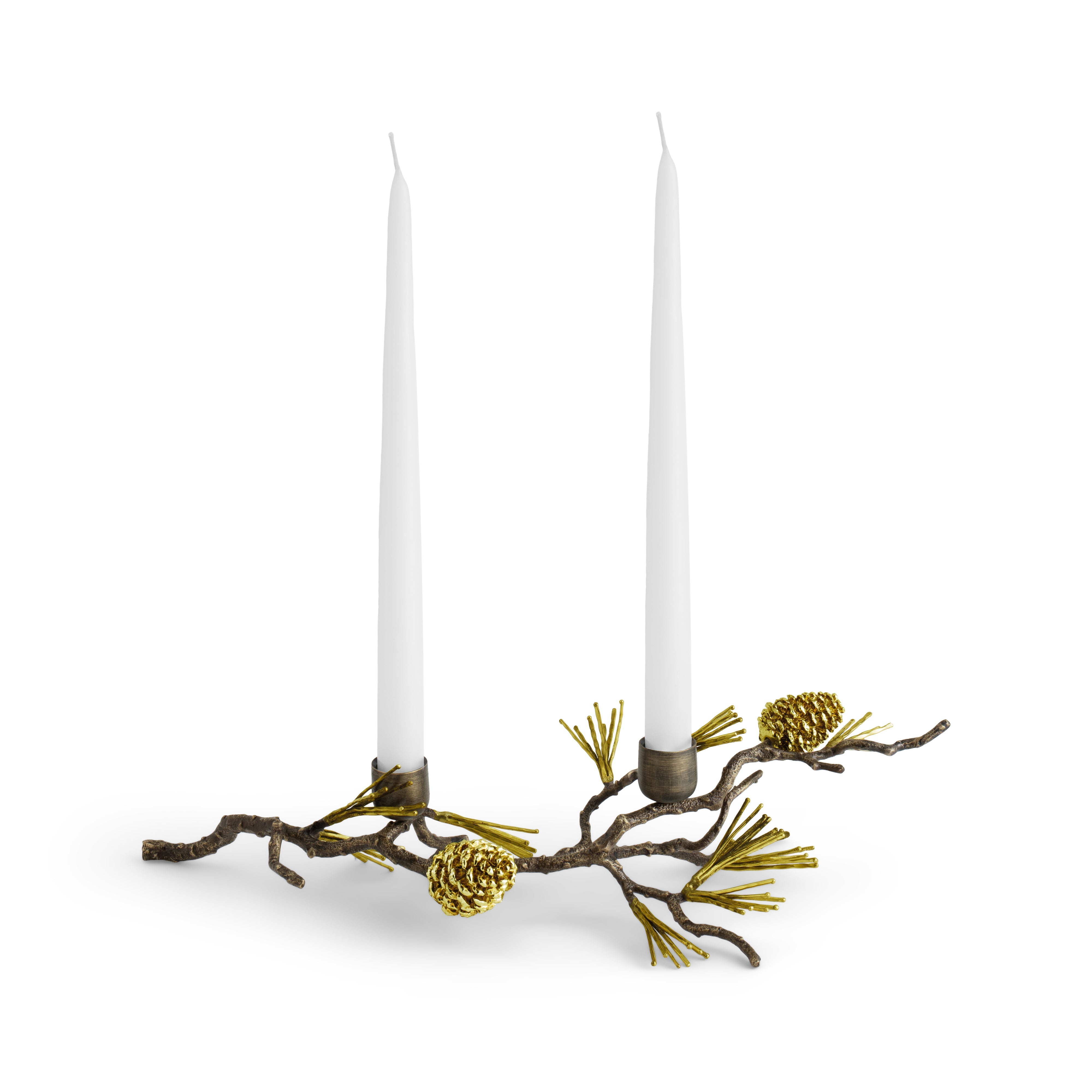 Pine Cone Candelabra