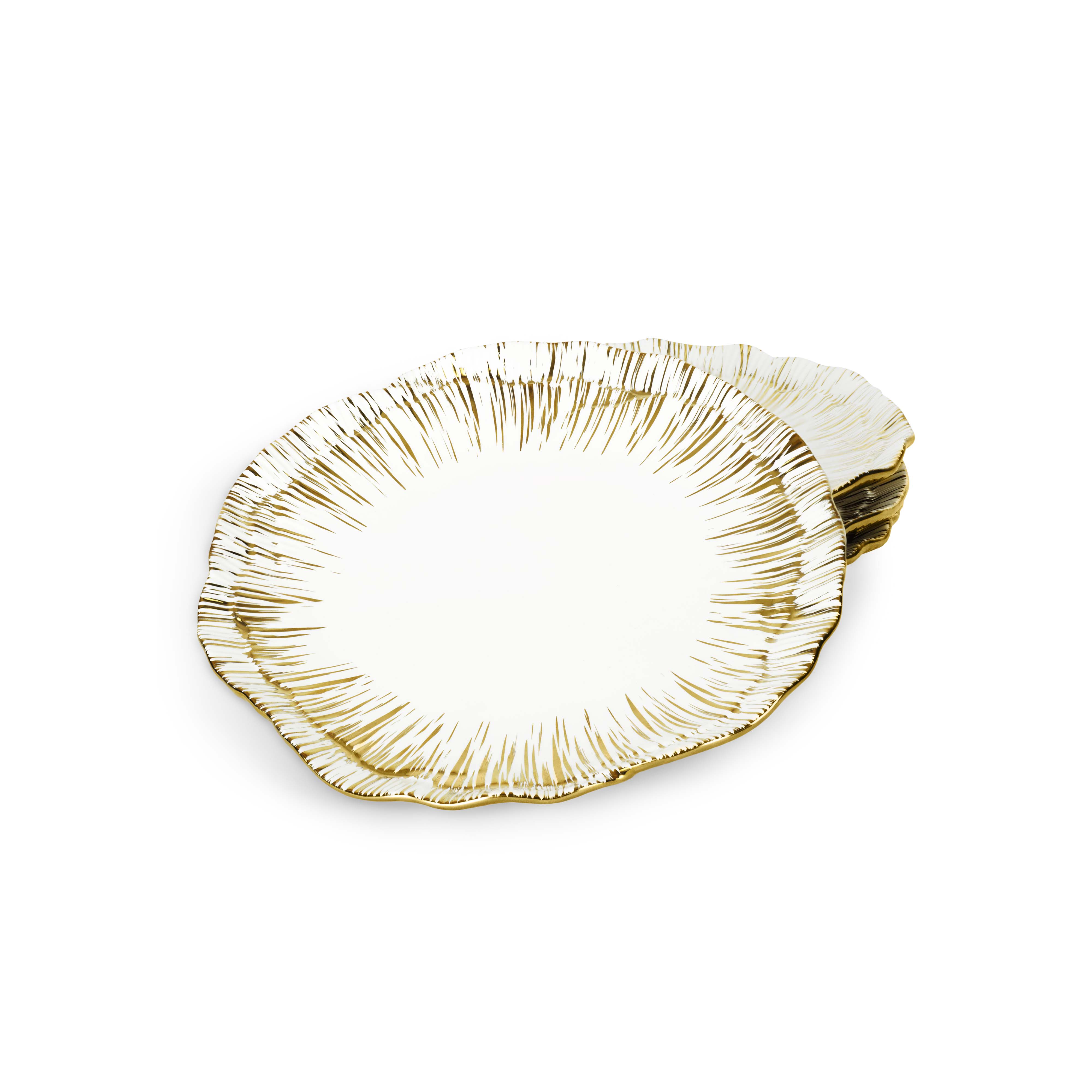 Michael Aram Anemone Tidbit Plate Set