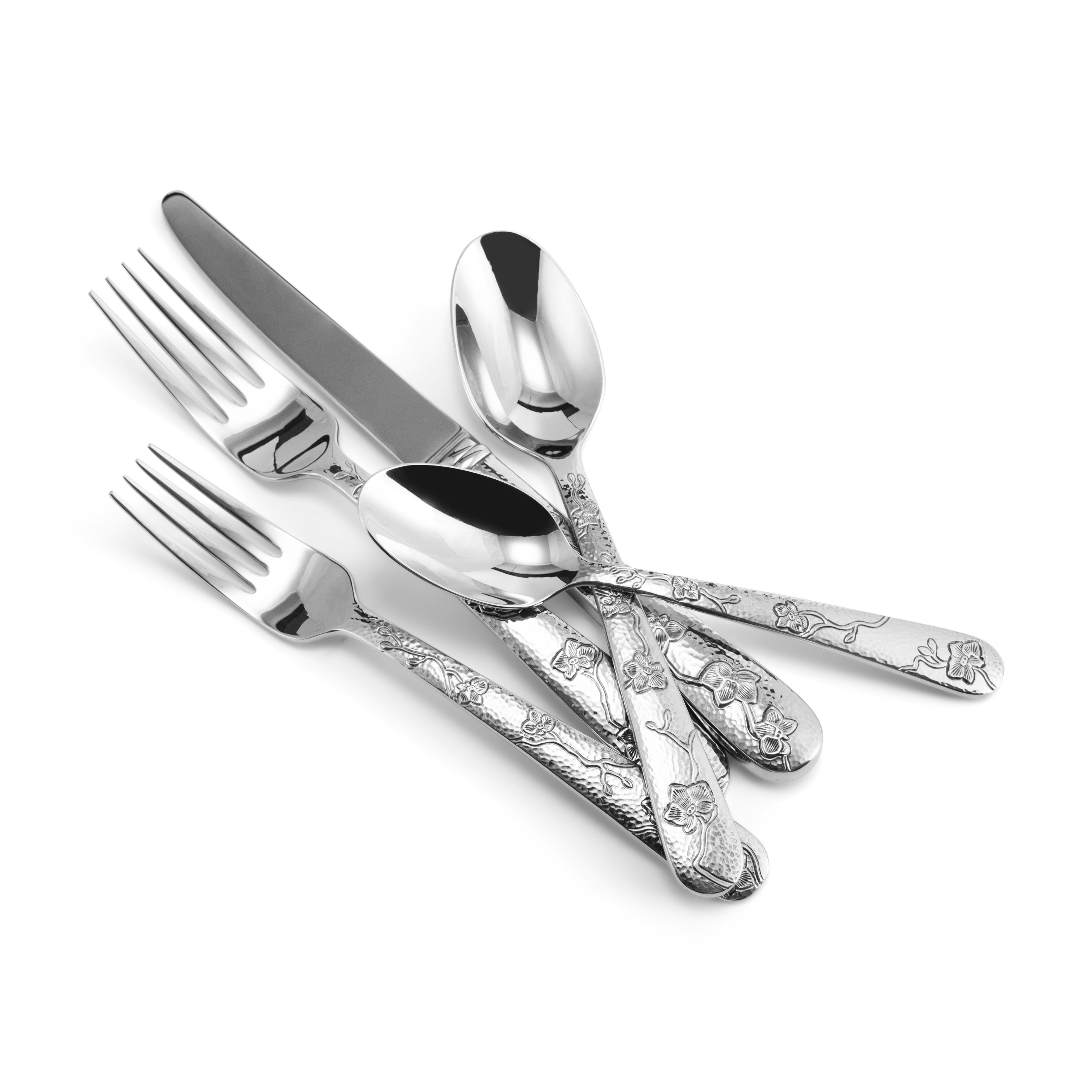 Michael Aram Black Orchid 5-Piece Flatware Set