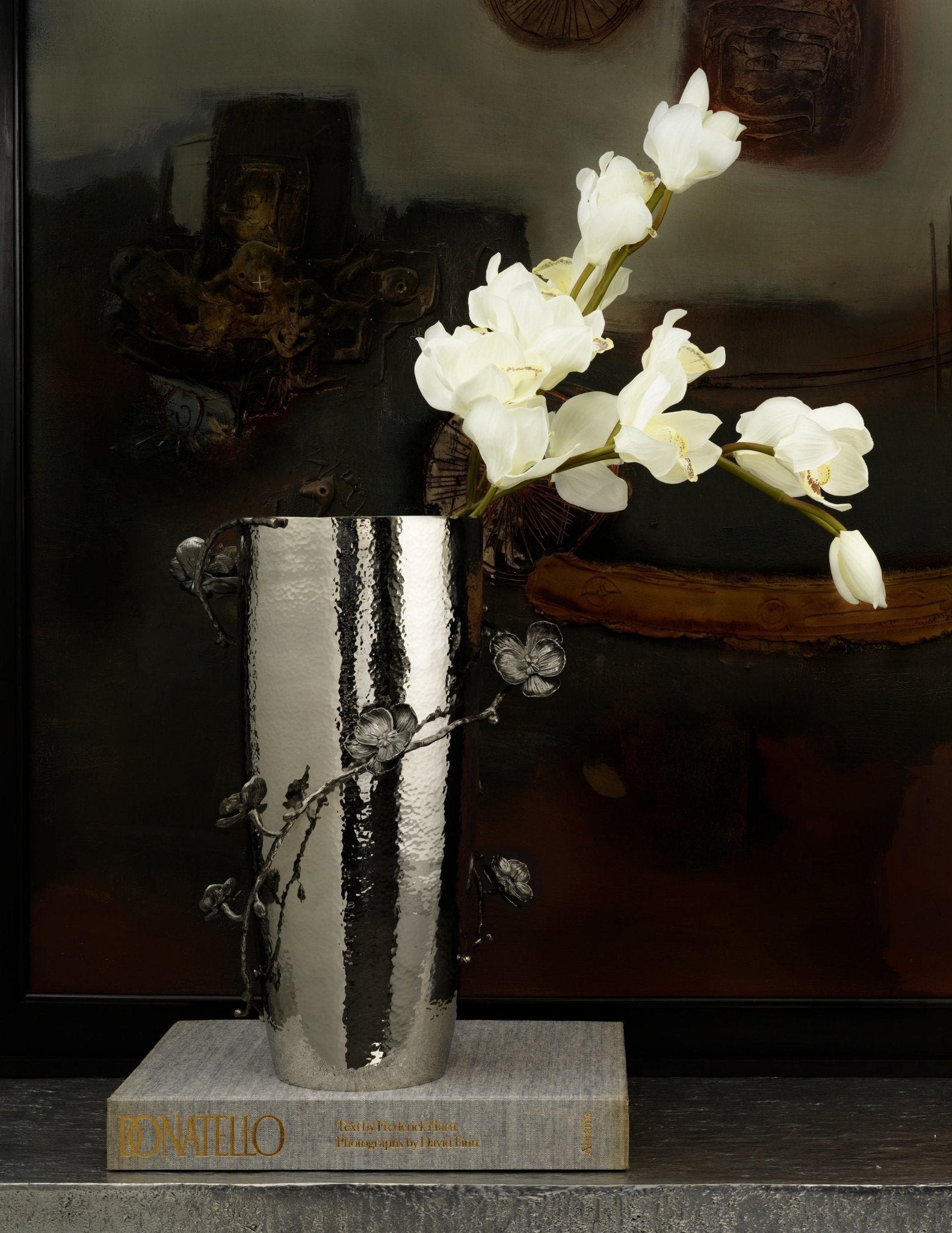 Michael Aram Black Orchid Centerpiece Vase