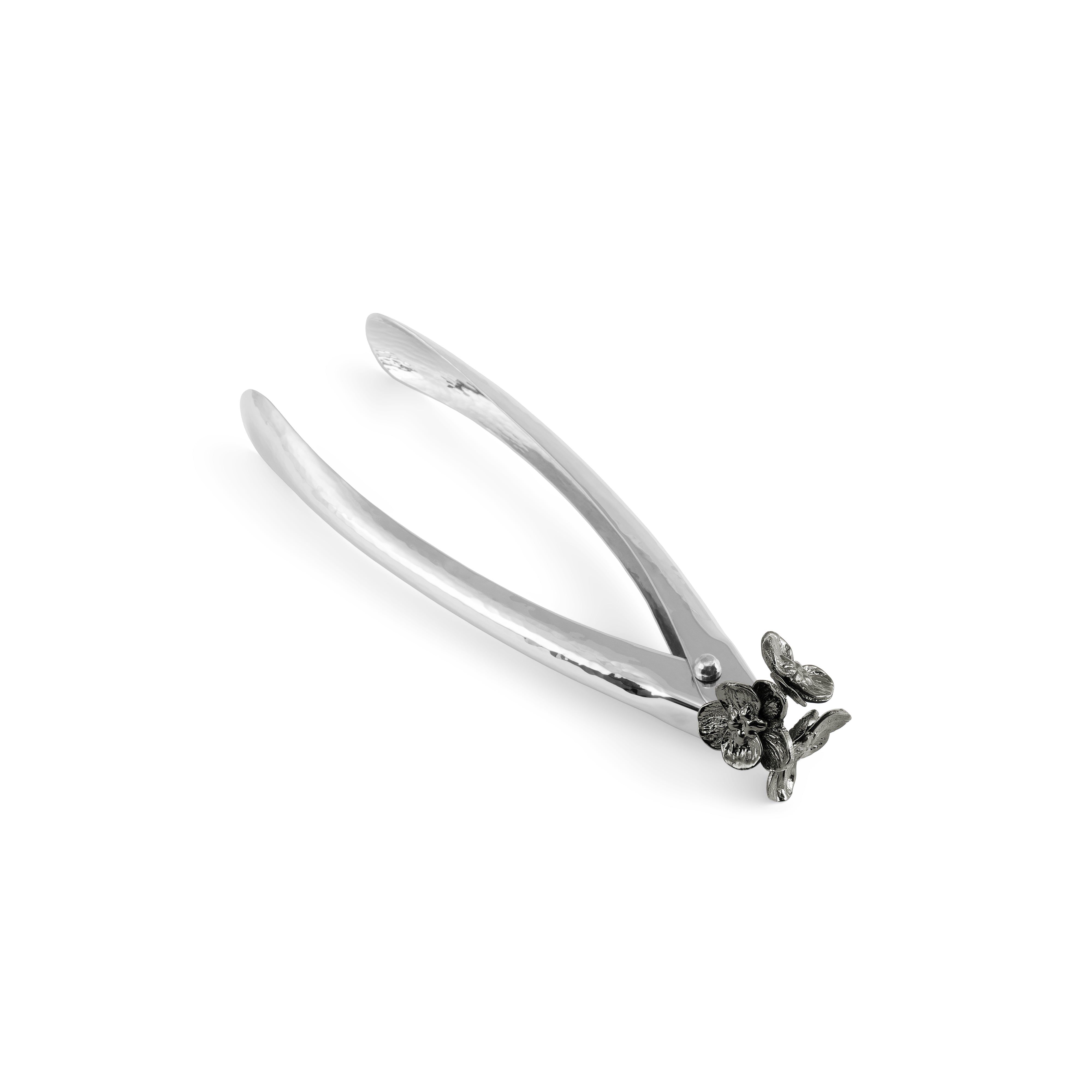 Michael Aram Black Orchid Lock Spring Tongs