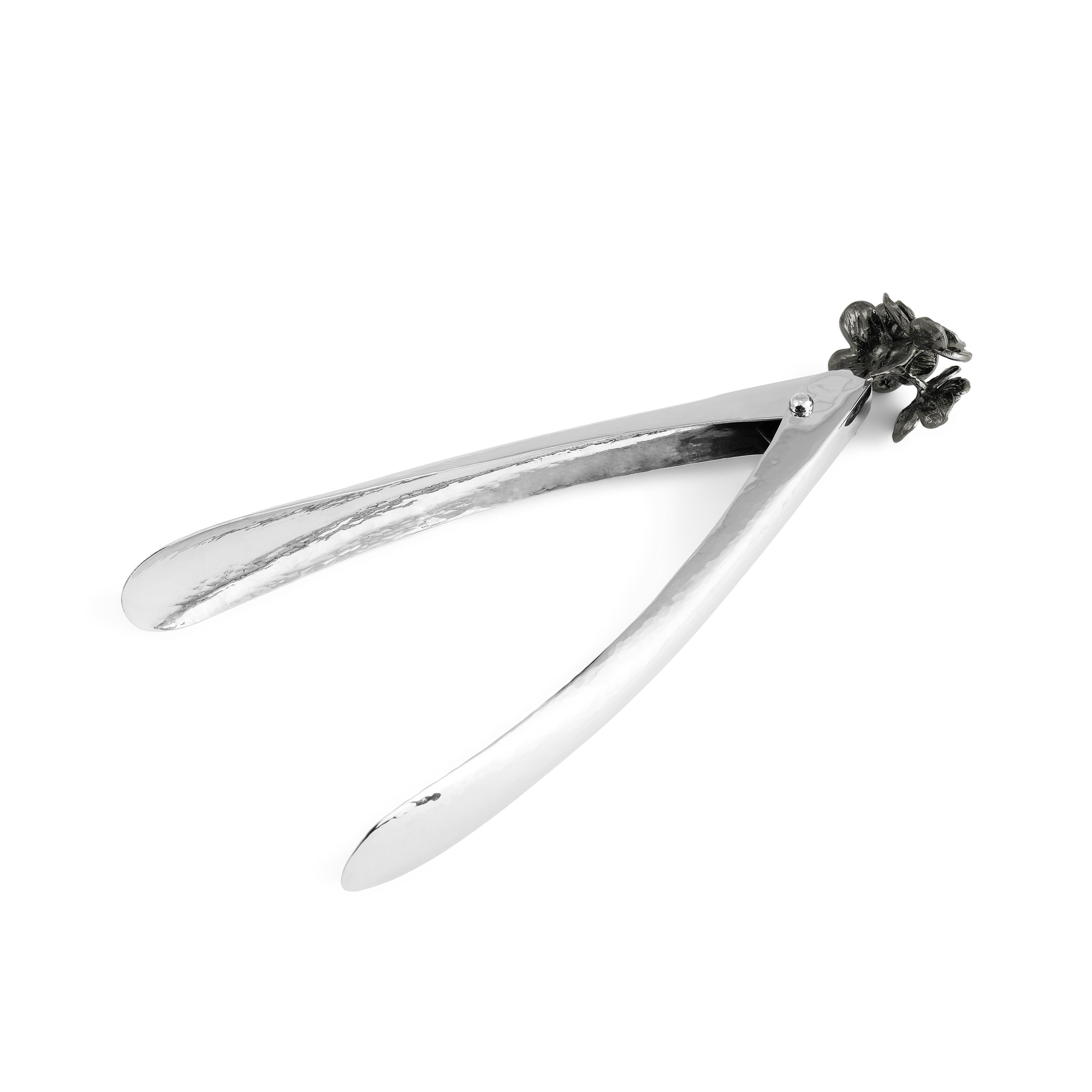 Michael Aram Black Orchid Lock Spring Tongs