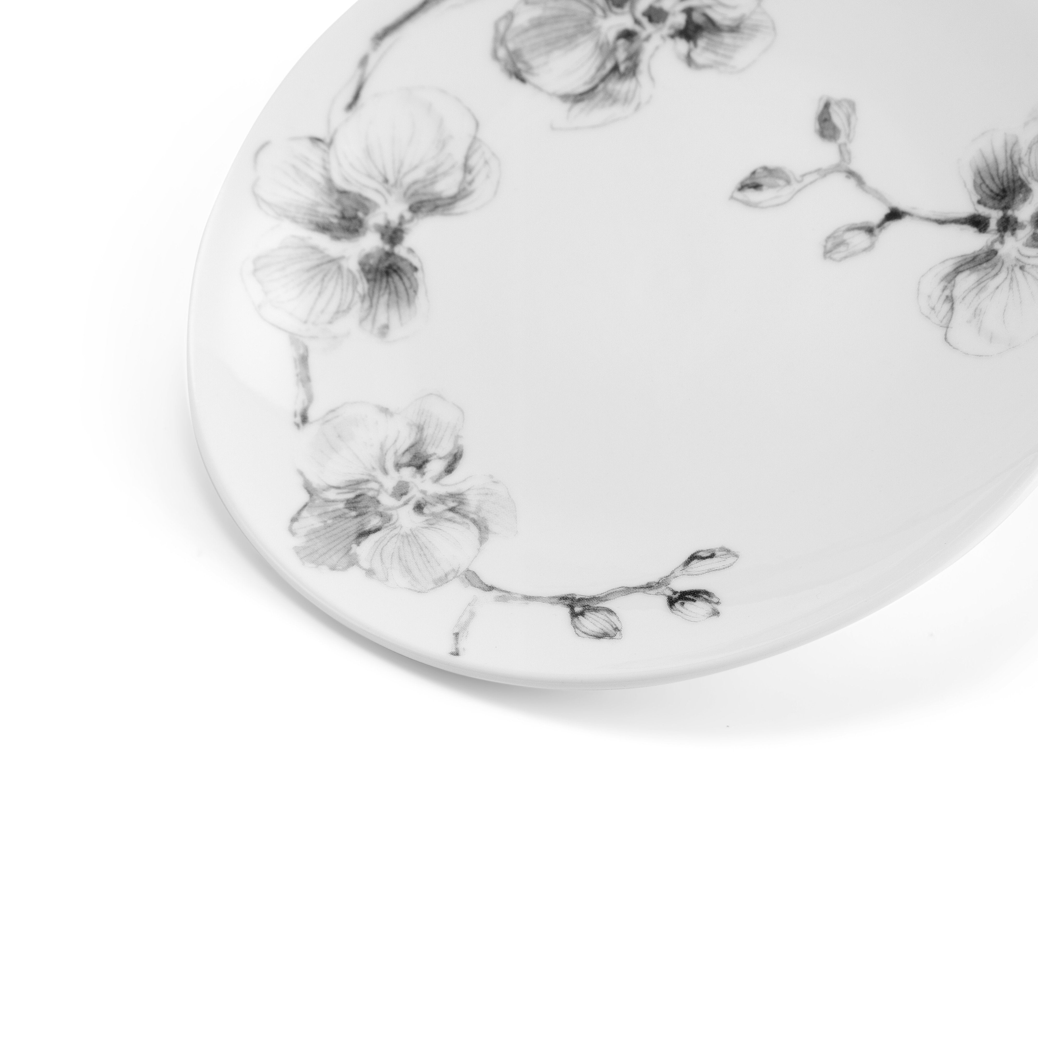 Michael Aram Black Orchid Tidbit Plate Set