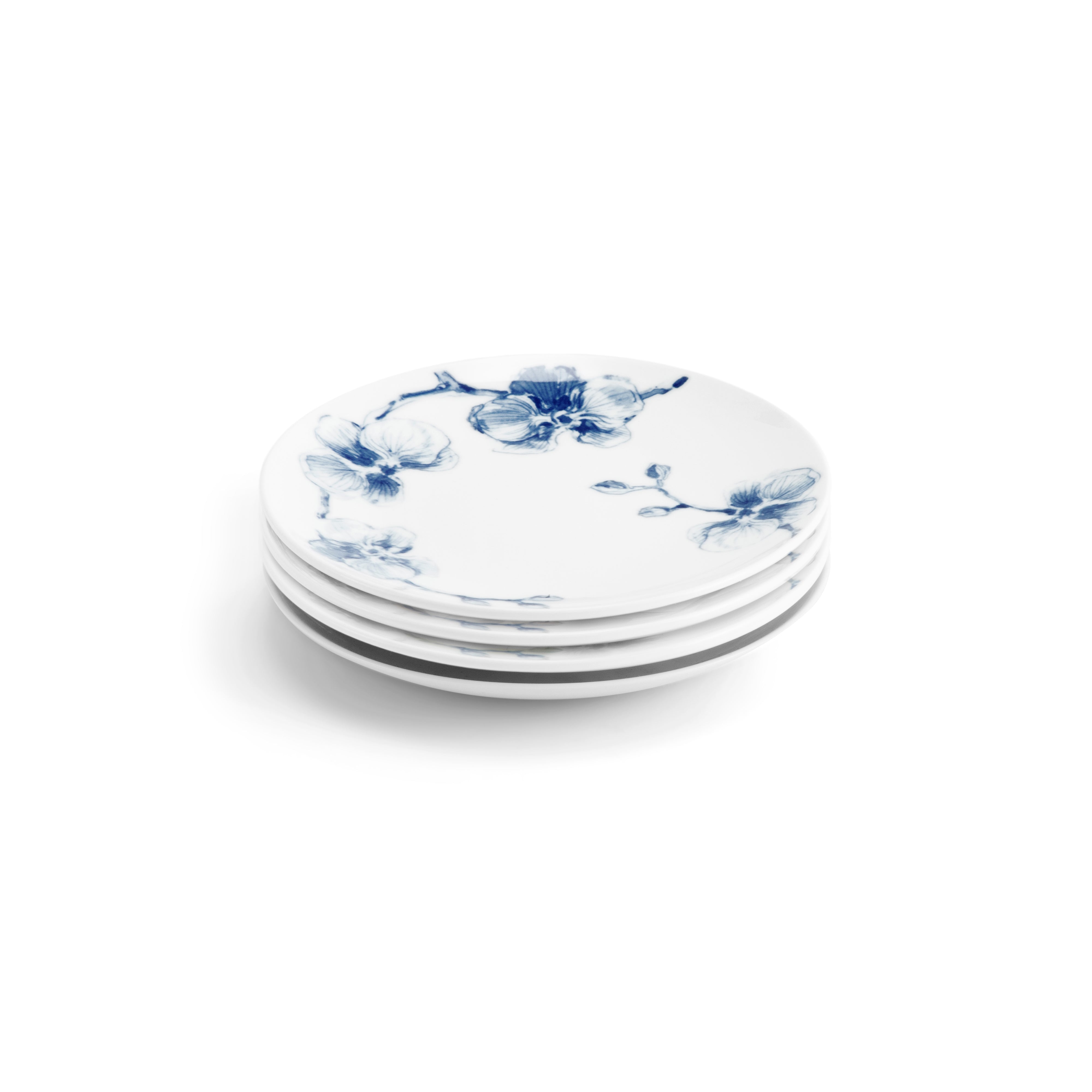 Michael Aram Blue Orchid Tidbit Plate Set