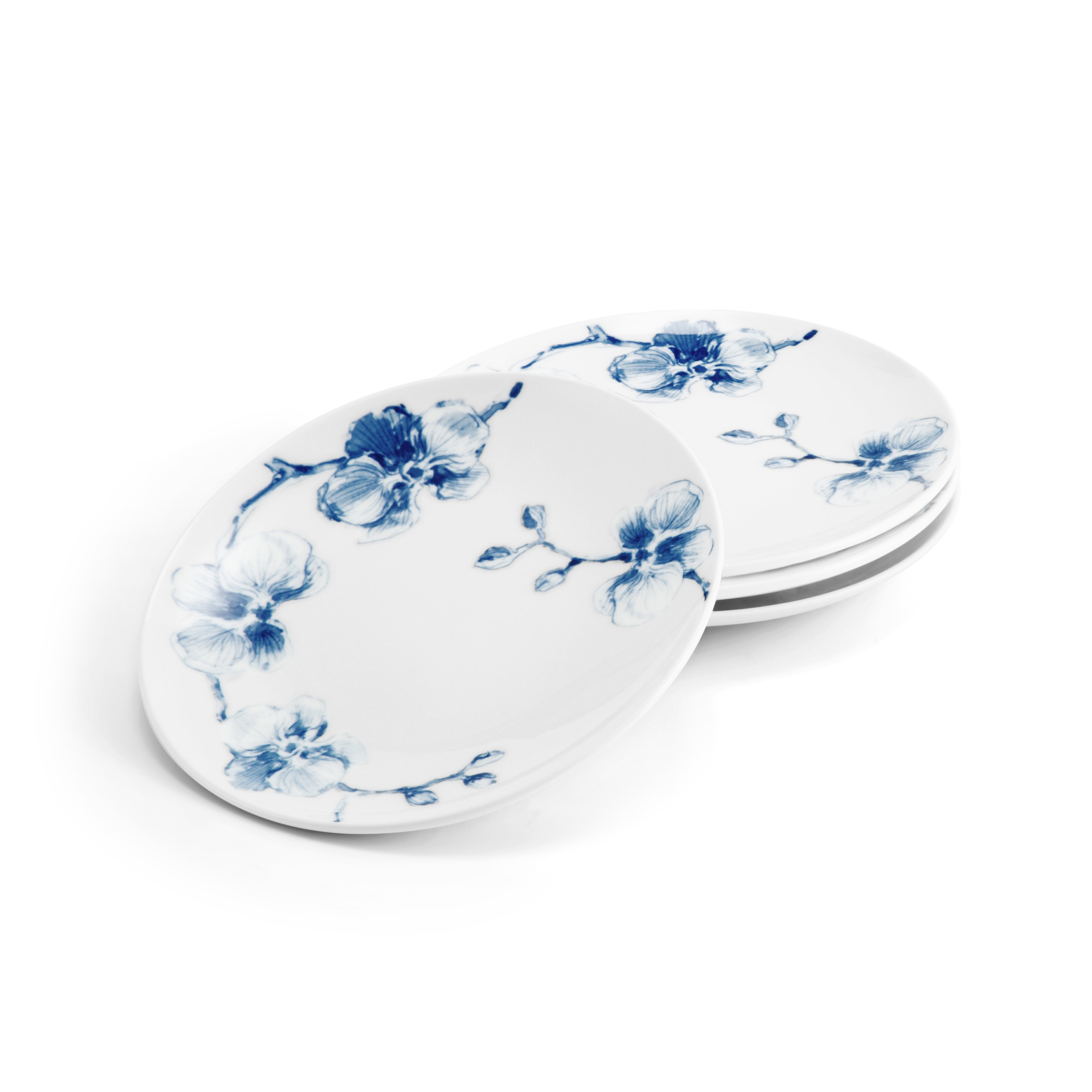 Michael Aram Blue Orchid Tidbit Plate Set