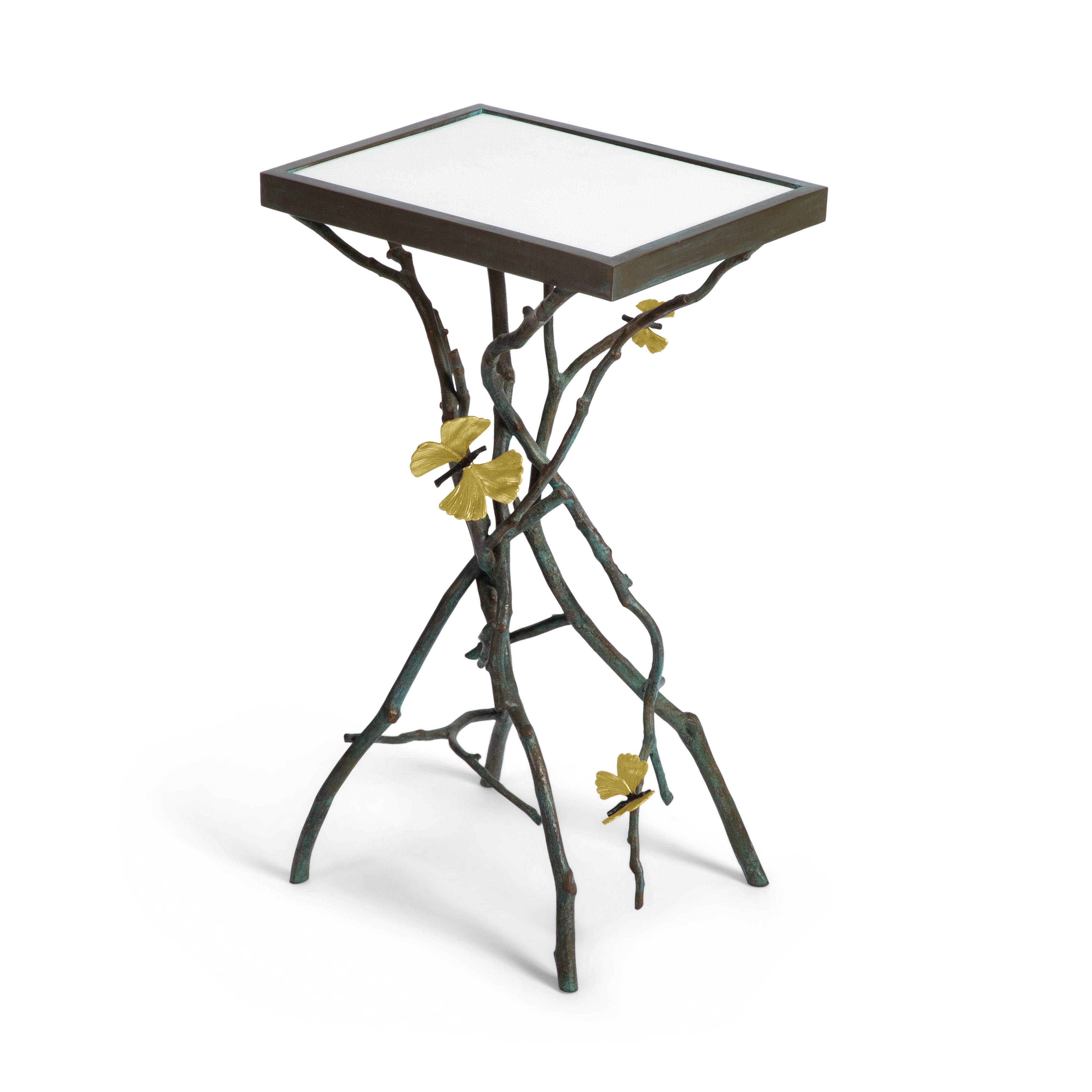 Michael Aram Butterfly Ginkgo Accent Table