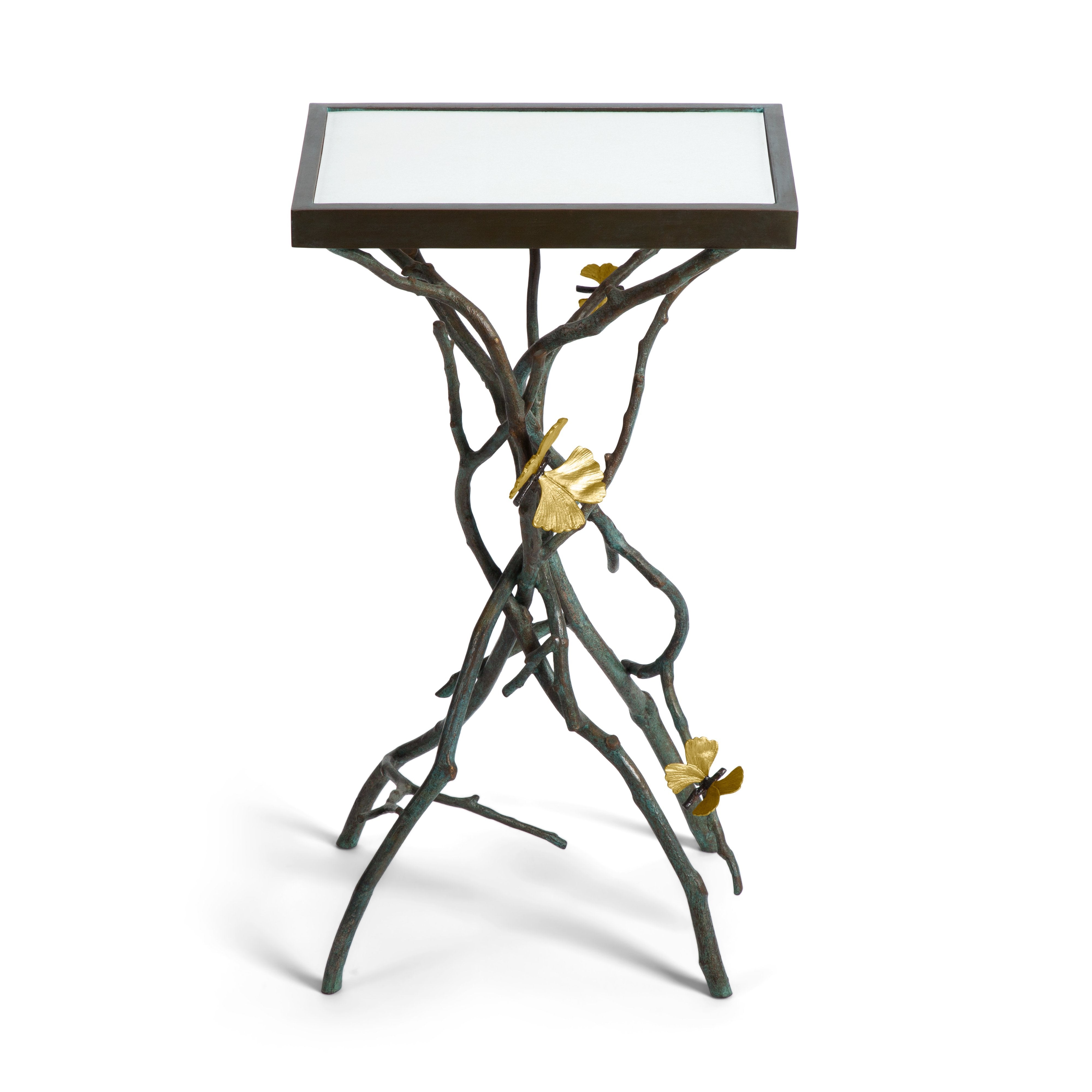 Michael Aram Butterfly Ginkgo Accent Table