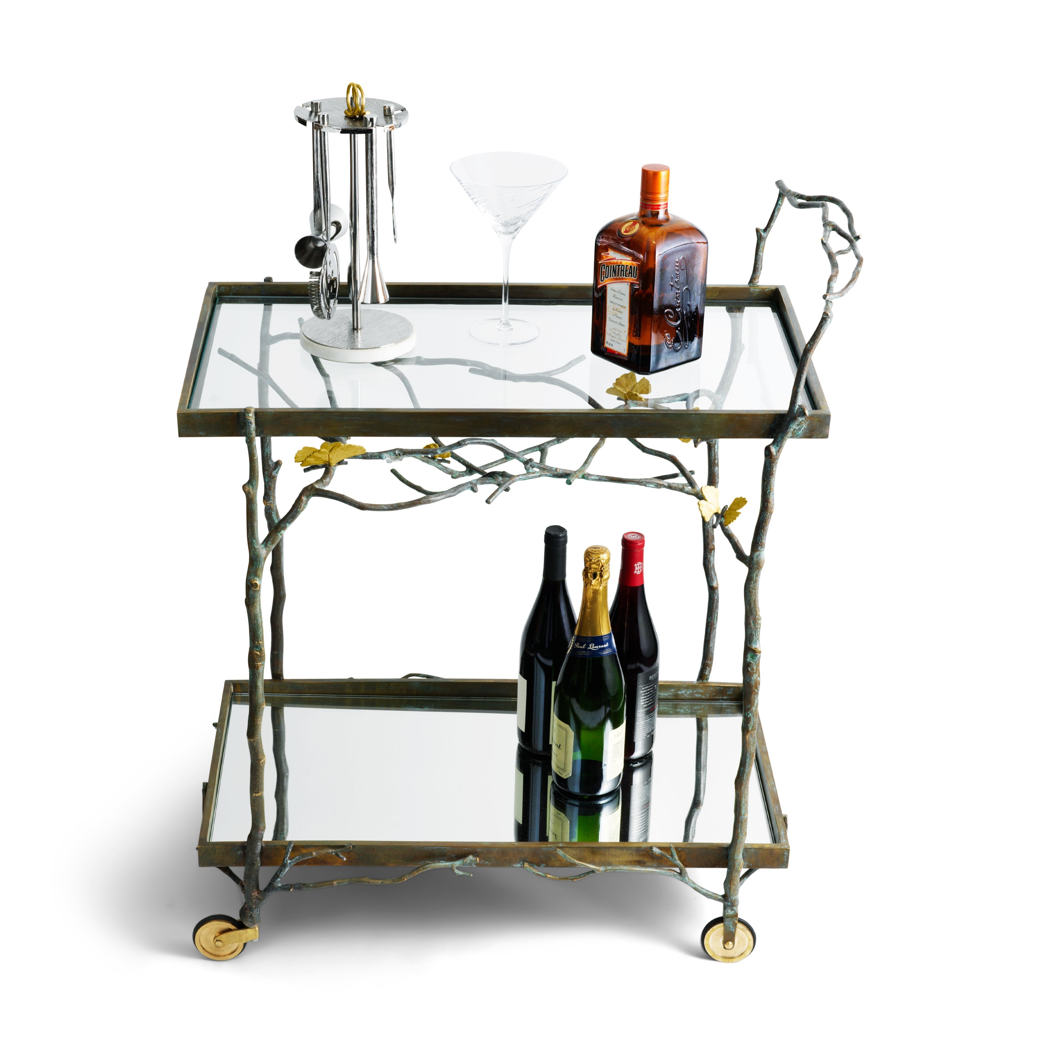 Michael Aram Butterfly Ginkgo Bar Cart