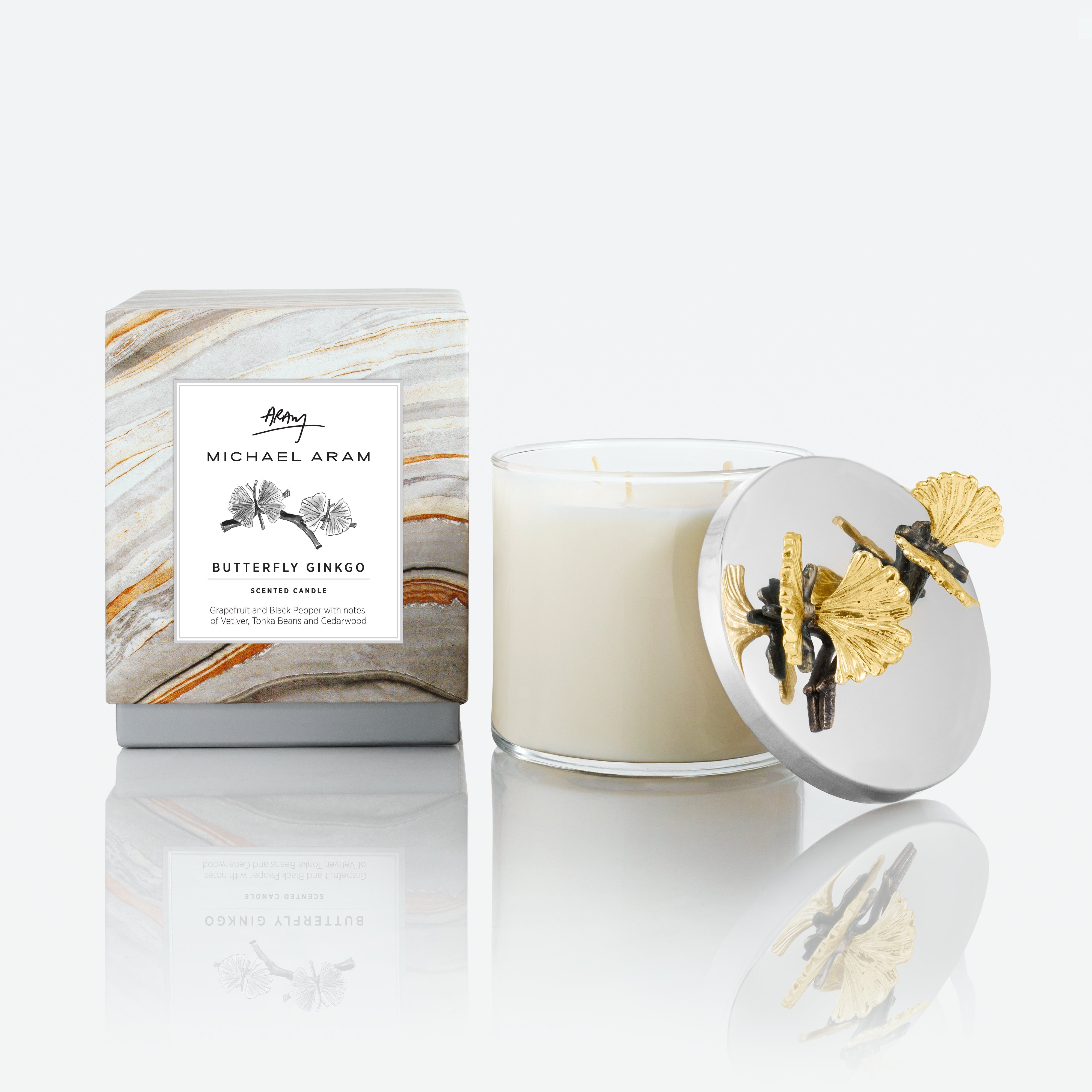 Michael Aram Butterfly Ginkgo Candle