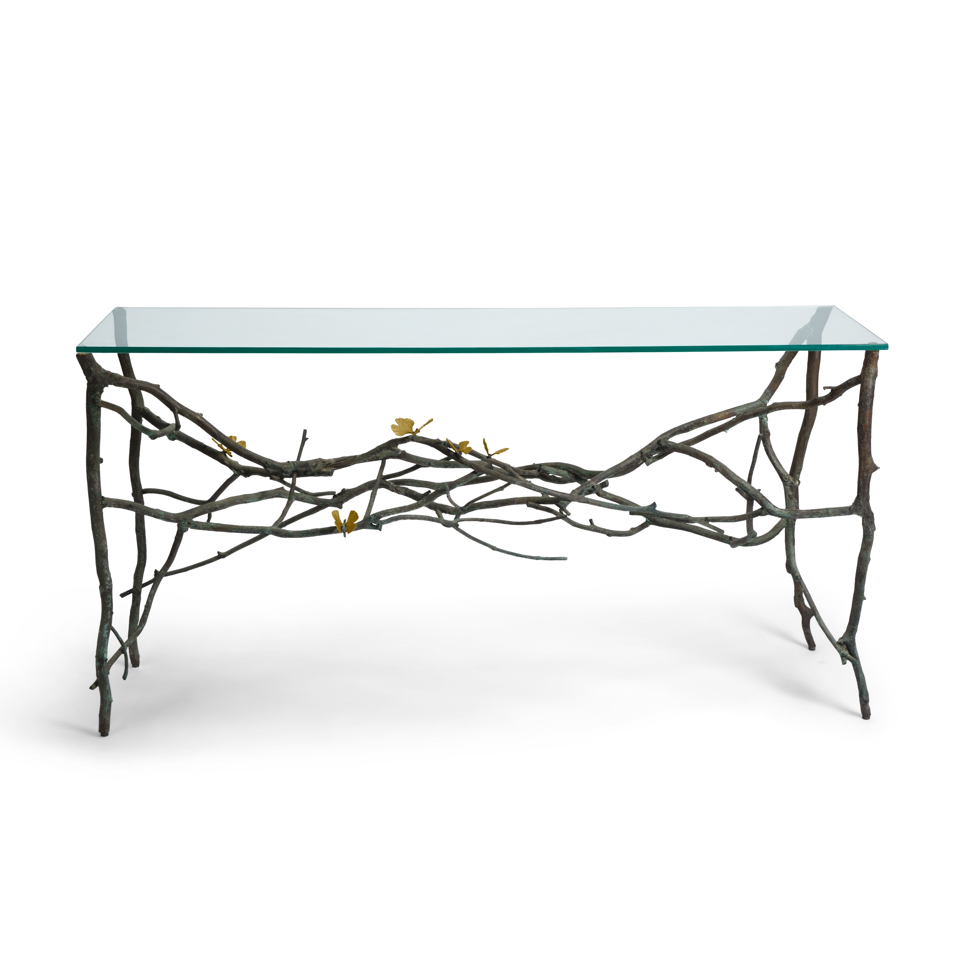 Michael Aram Butterfly Ginkgo Console Table