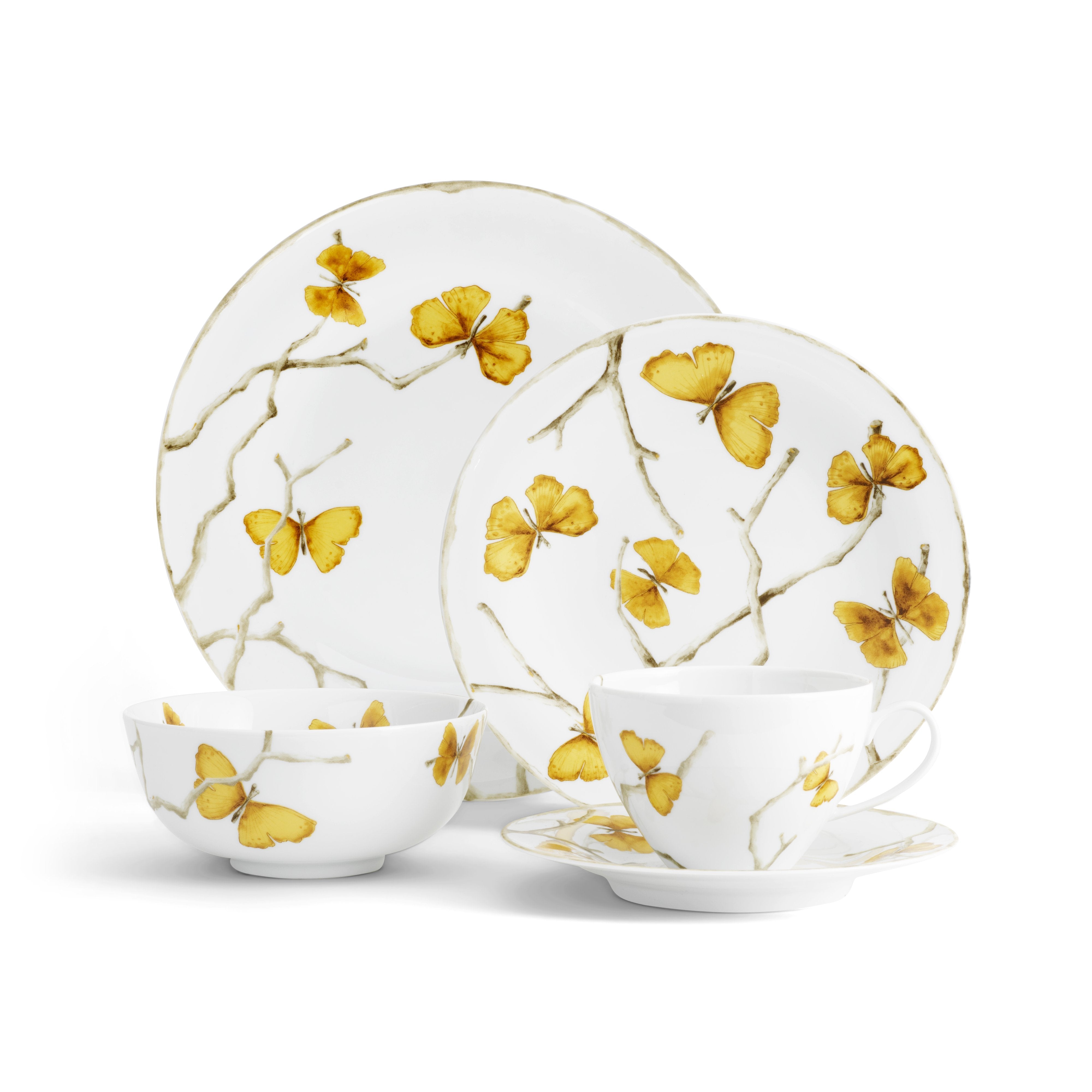 Michael Aram Butterfly Ginkgo Gold Dinnerware