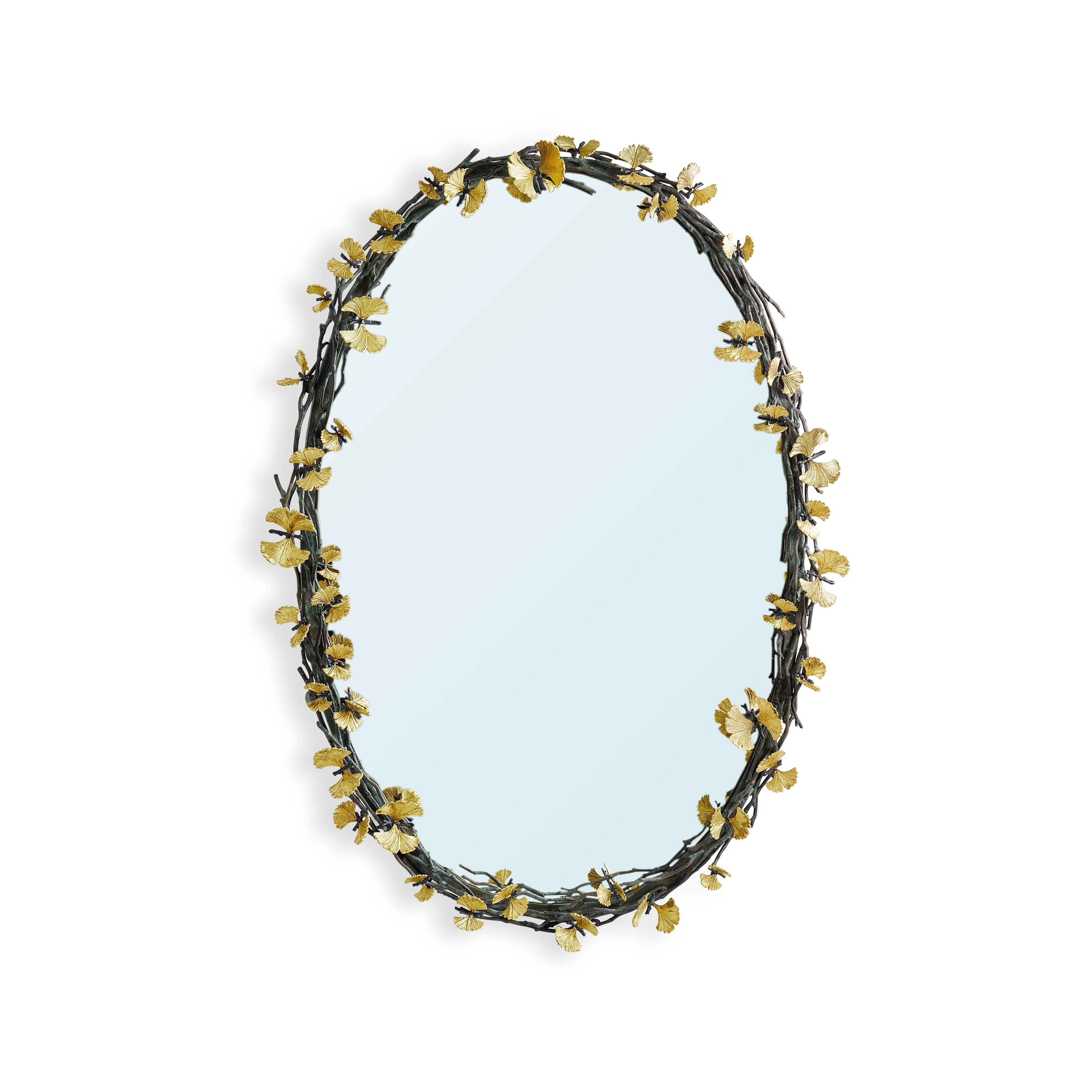 Michael Aram Butterfly Ginkgo Oval Mirror