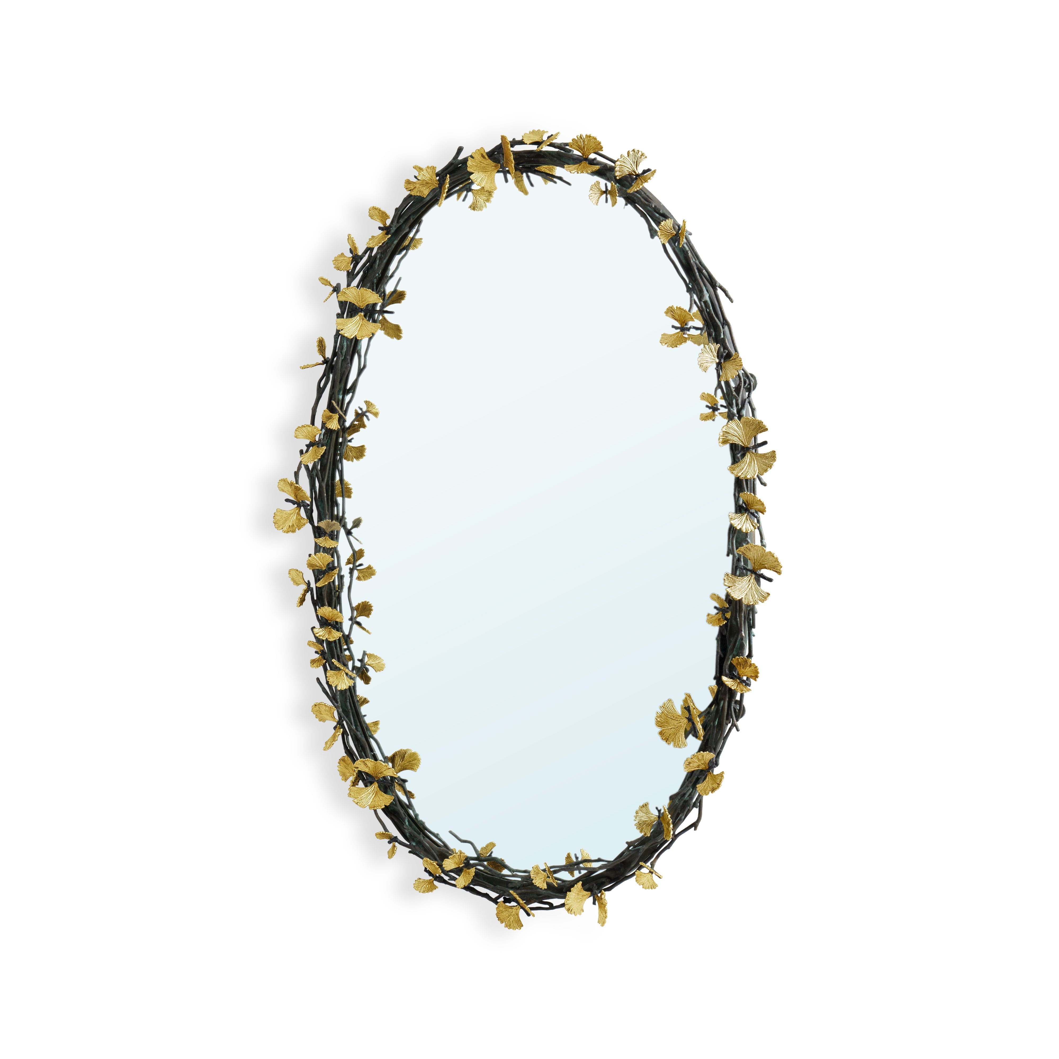 Michael Aram Butterfly Ginkgo Oval Mirror