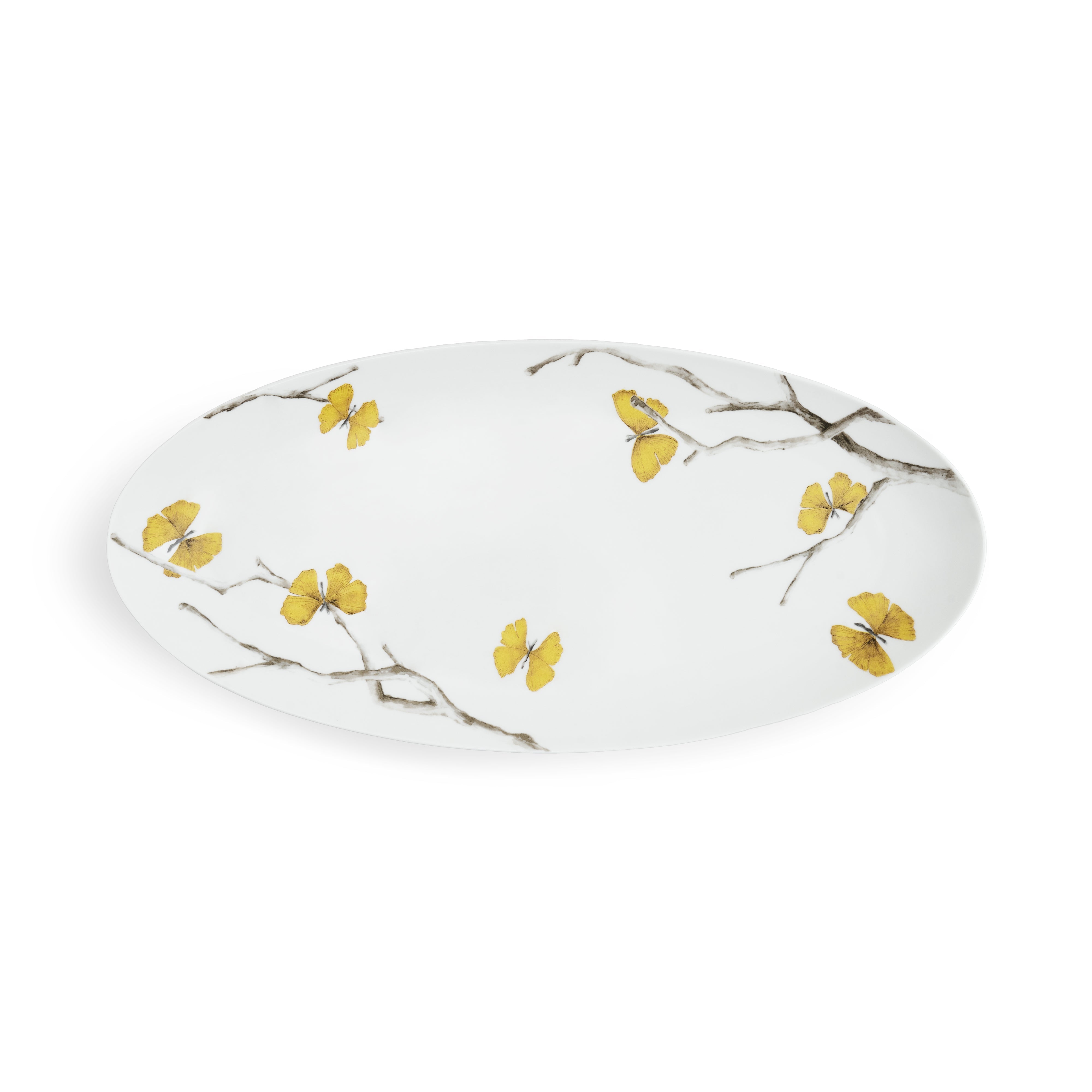 Michael Aram Butterfly Ginkgo Porcelain Platter