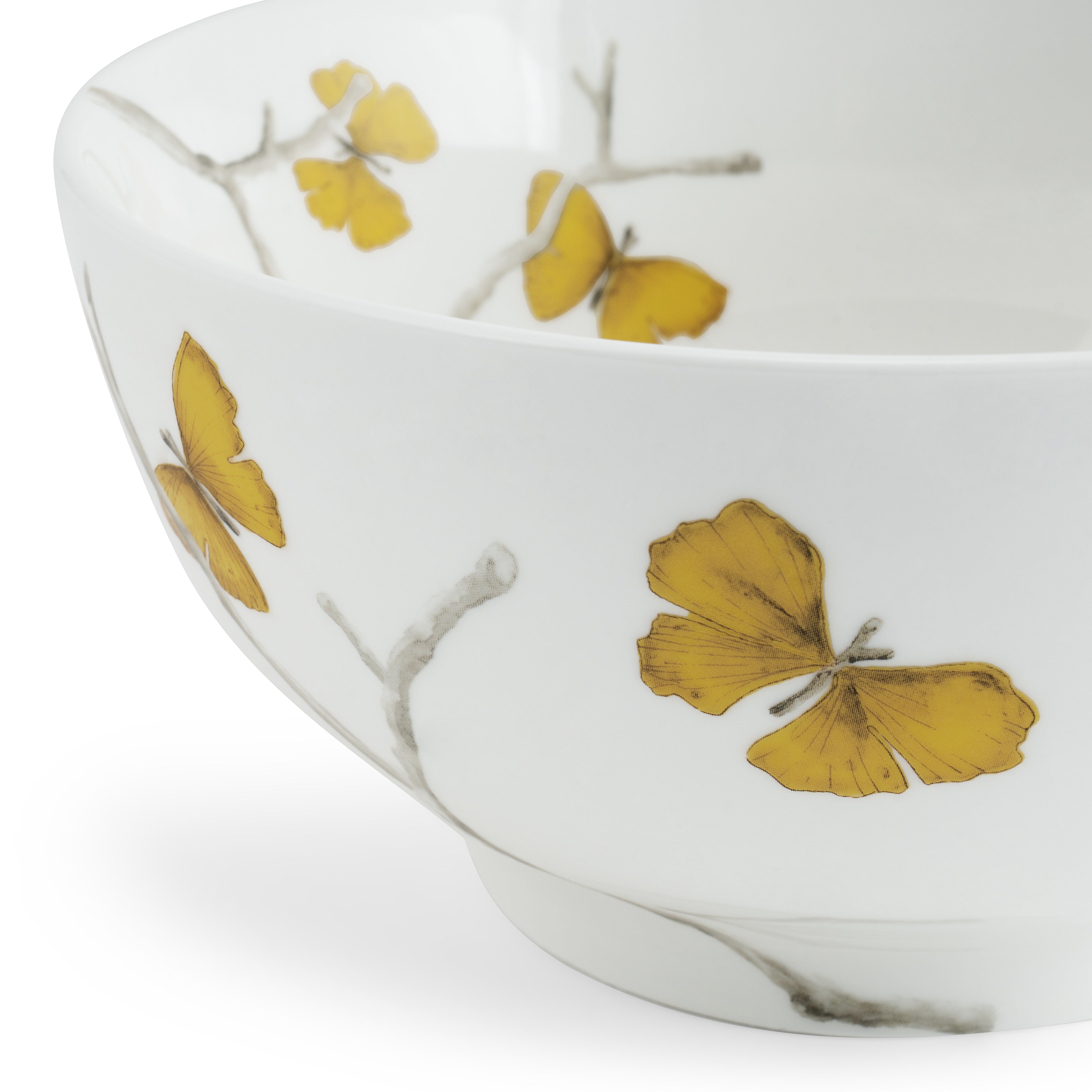 Michael Aram Butterfly Ginkgo Porcelain Serving Bowl