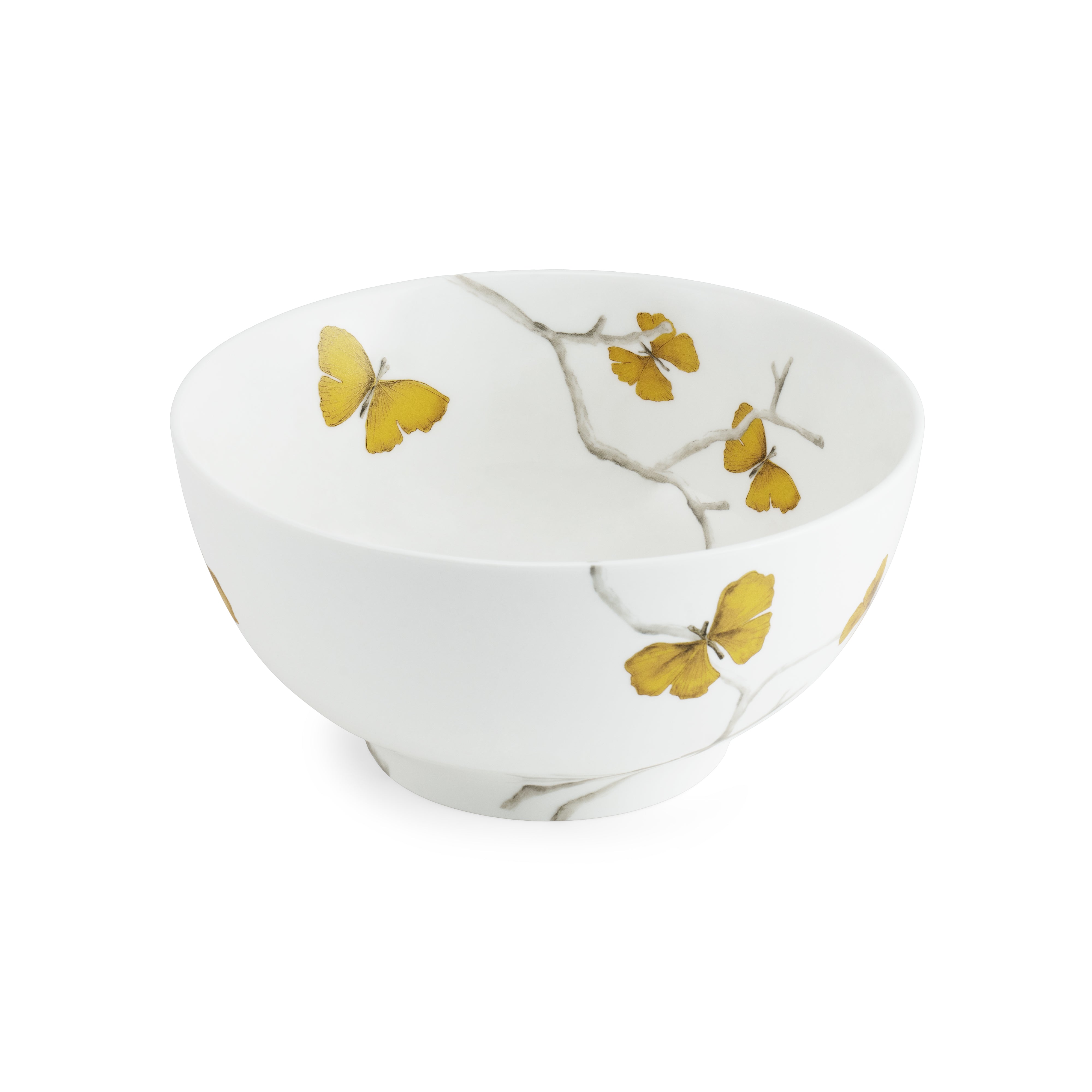 Michael Aram Butterfly Ginkgo Porcelain Serving Bowl