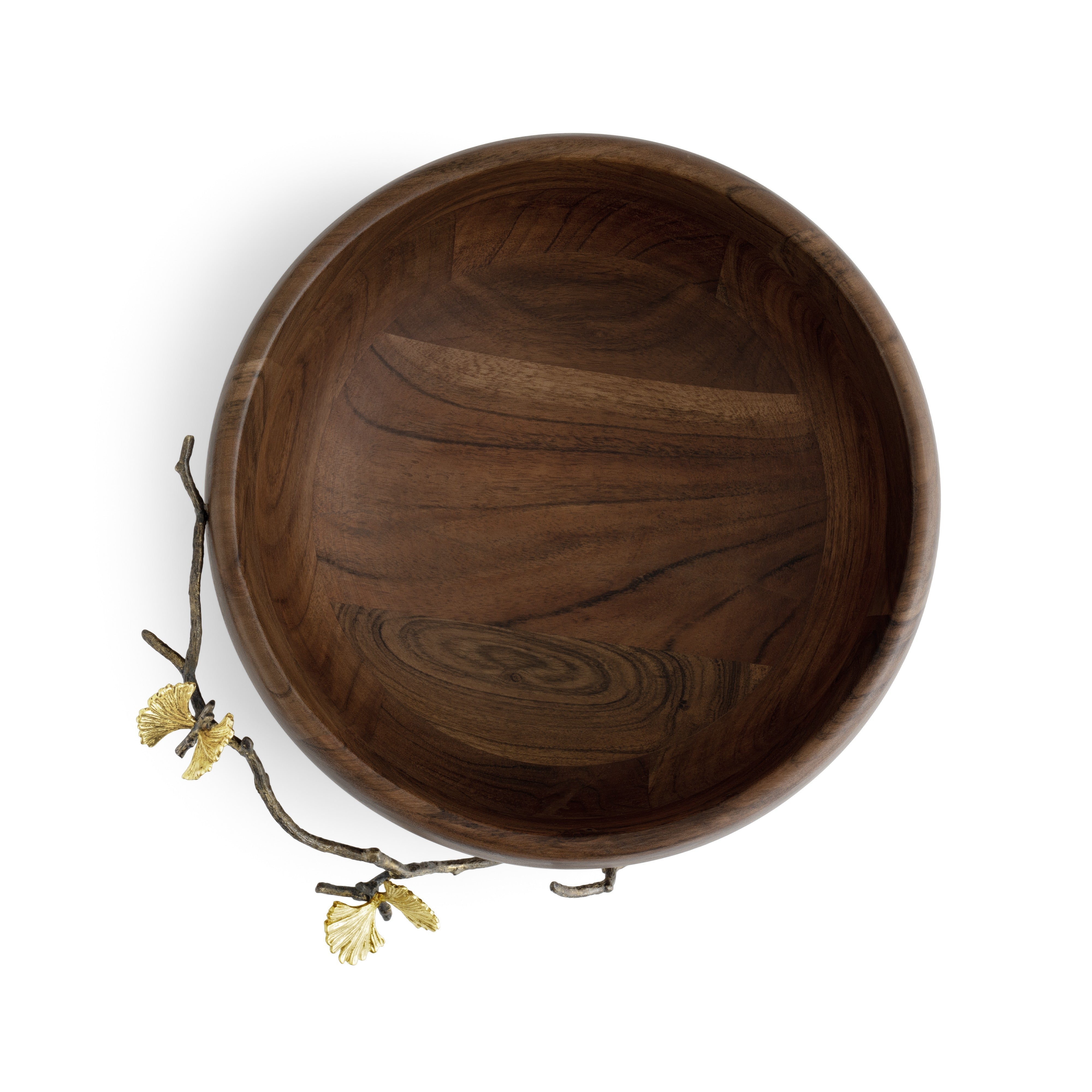 Michael Aram Butterfly Ginkgo Wood Salad Bowl