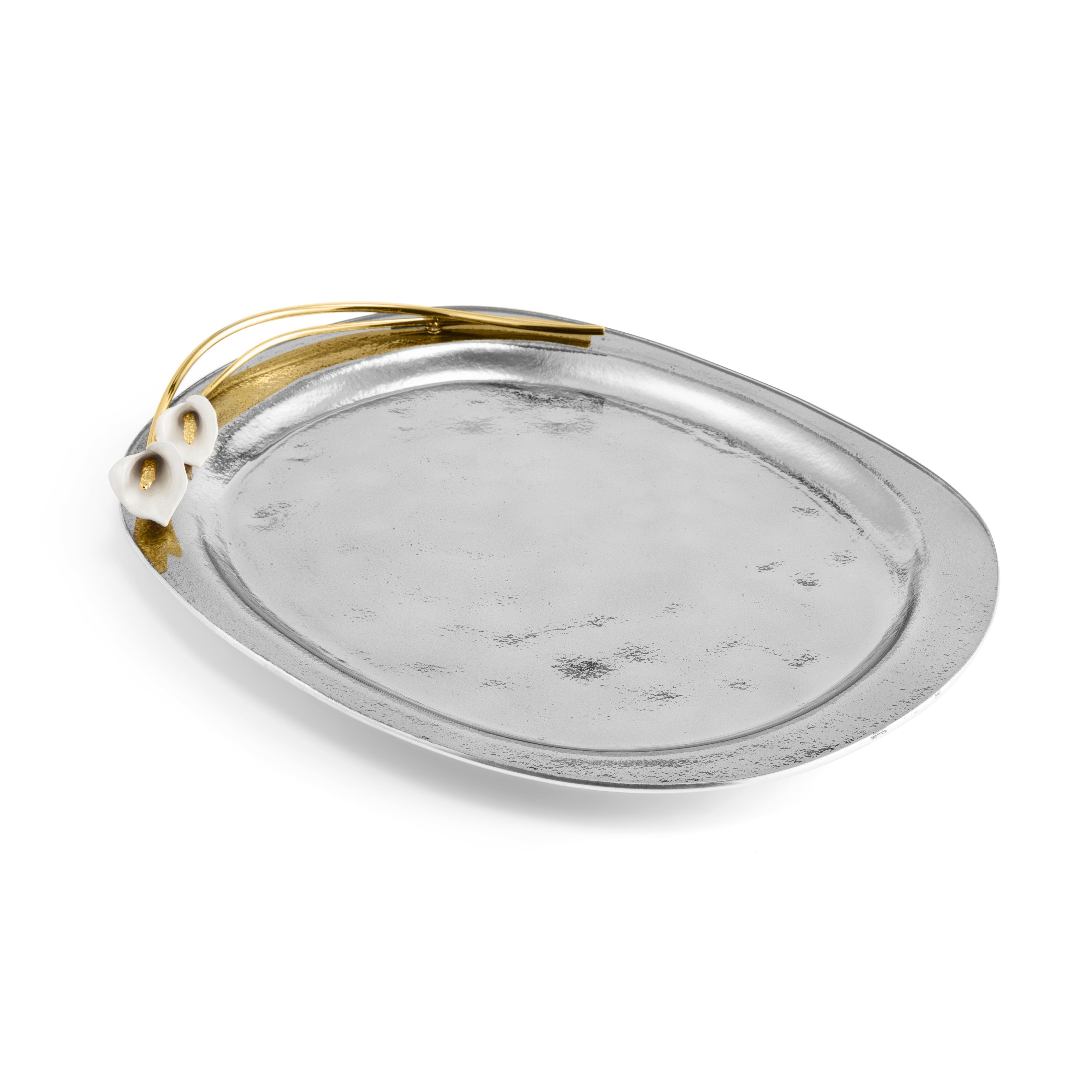 Michael Aram Calla Lily Glass Tray