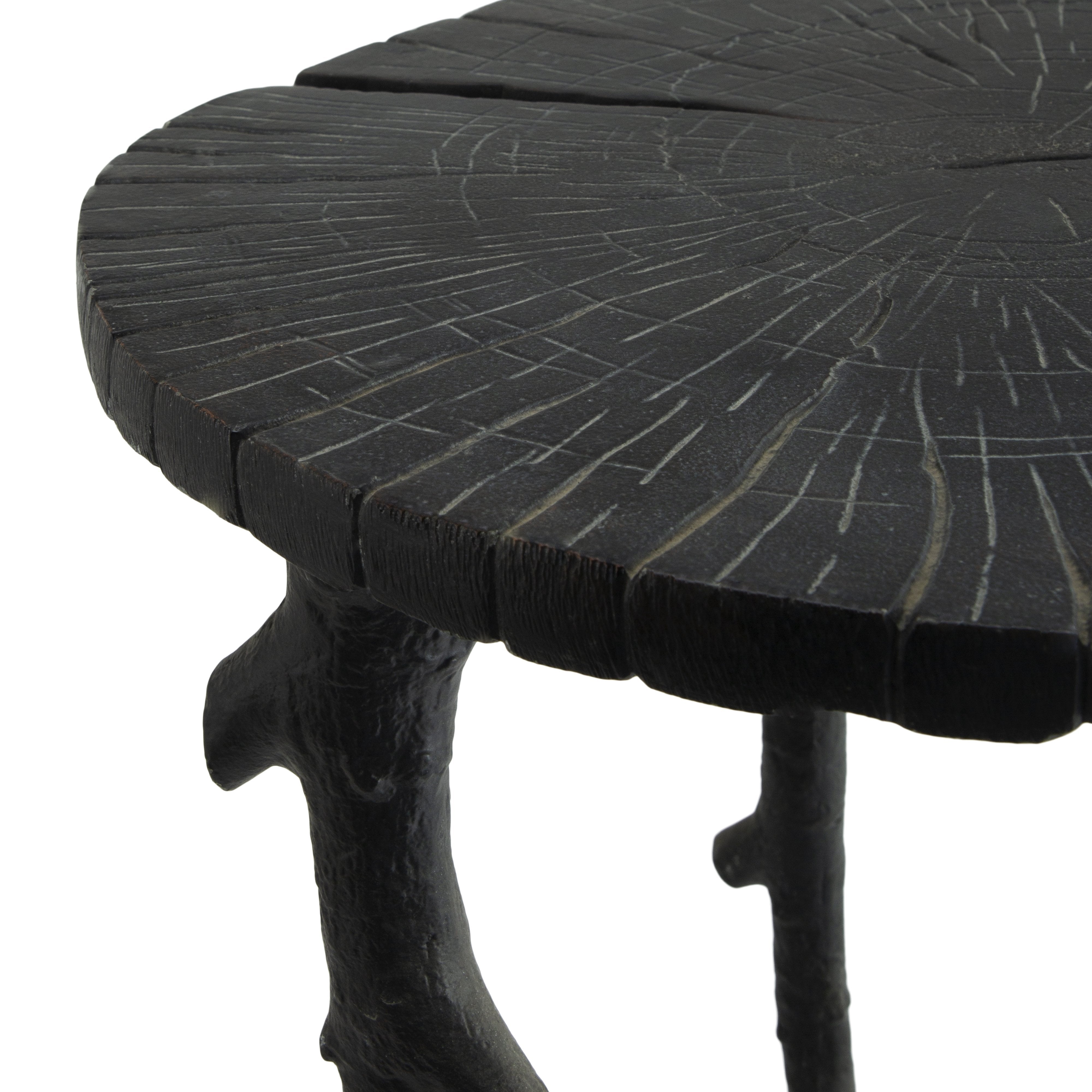 Michael Aram Enchanted Forest Side Table Oxidized