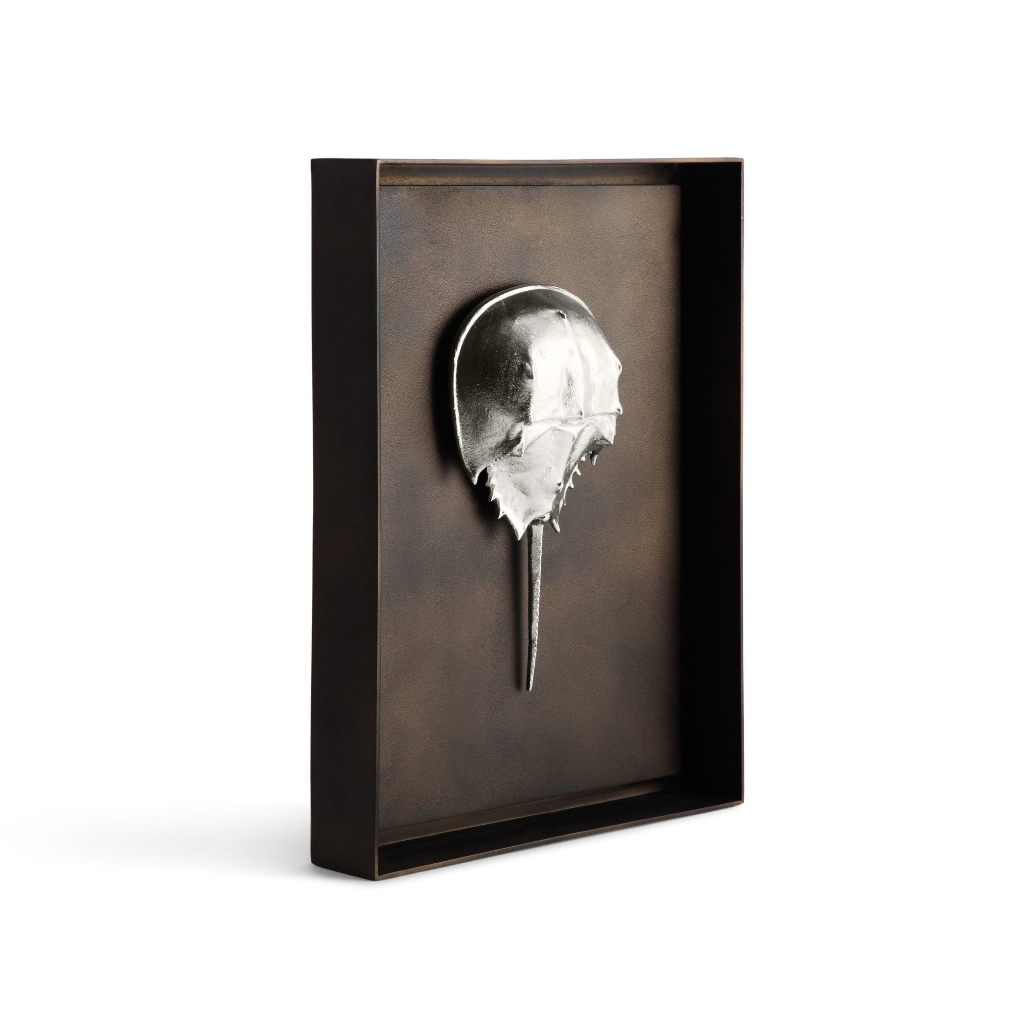 Michael Aram Horseshoe Crab Shadow Box - Antique Nickel