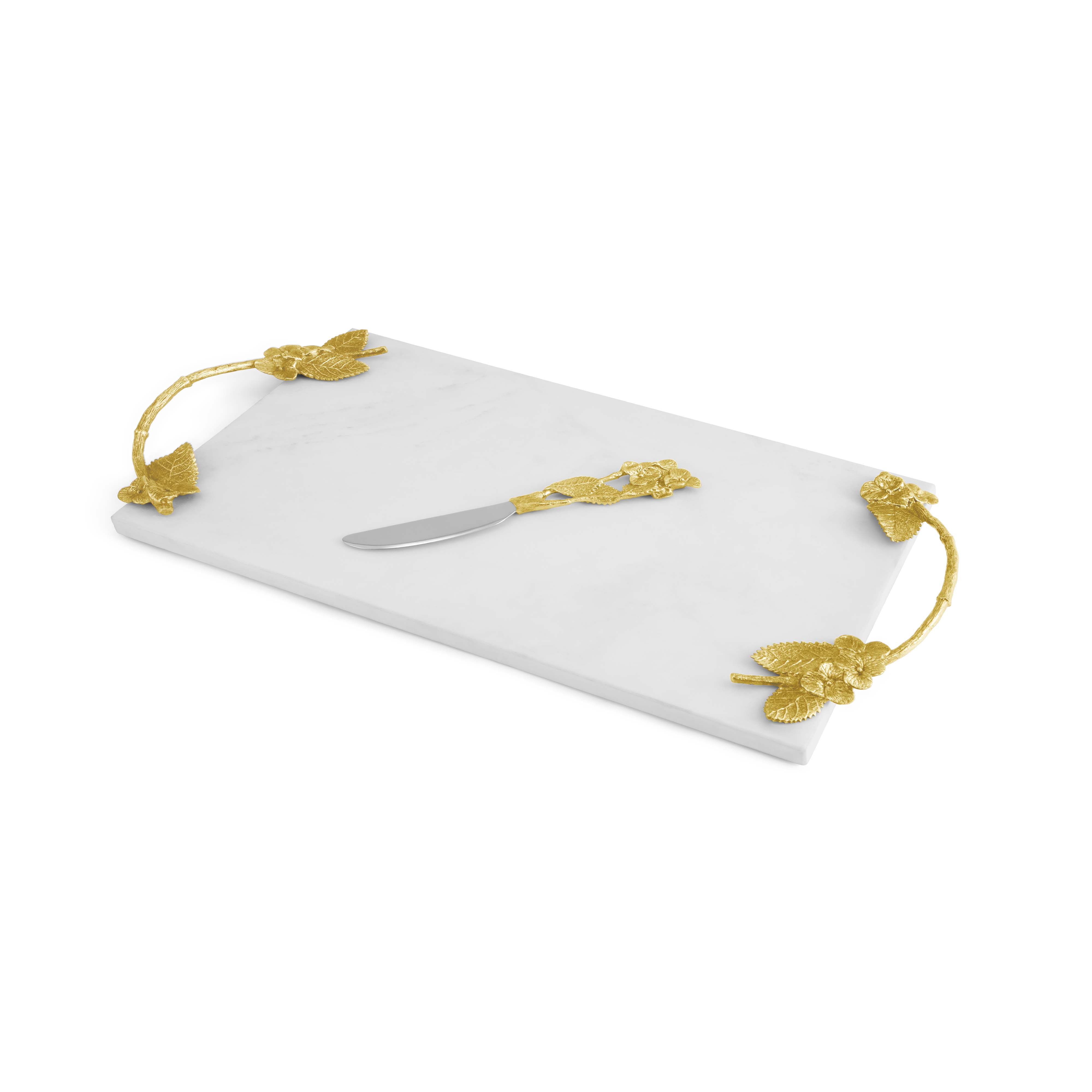 Michael Aram Hydrangea Cheese Board with Knife