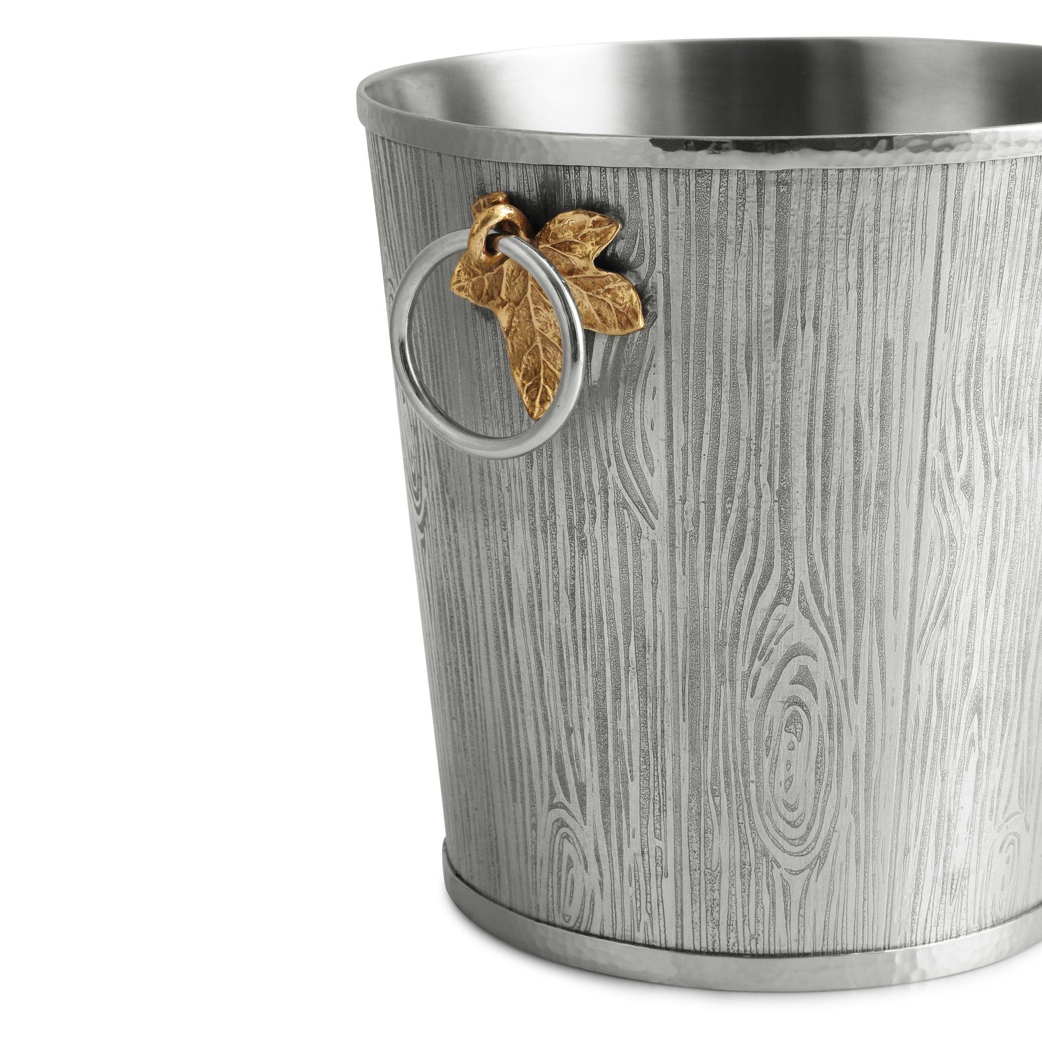 Michael Aram Ivy & Oak Bucket w/ Tongs