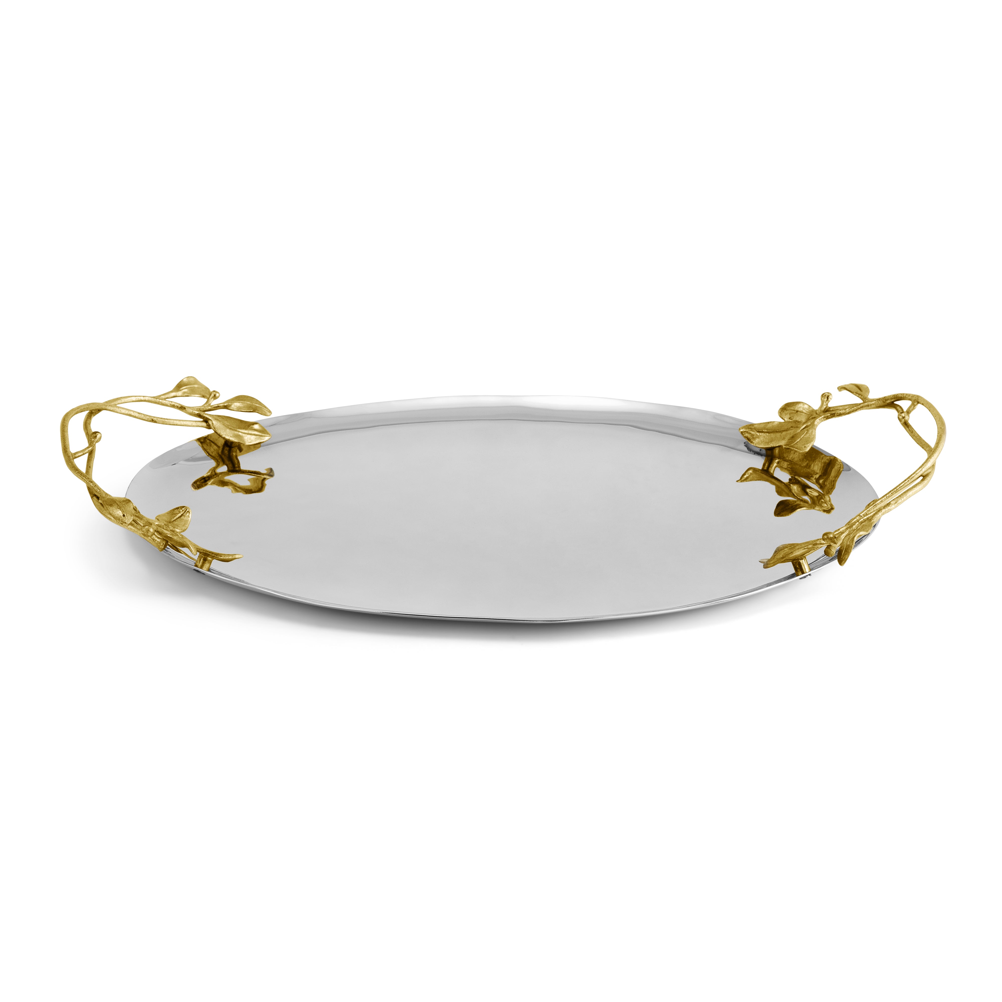 Michael Aram Laurel Gold Serving Tray