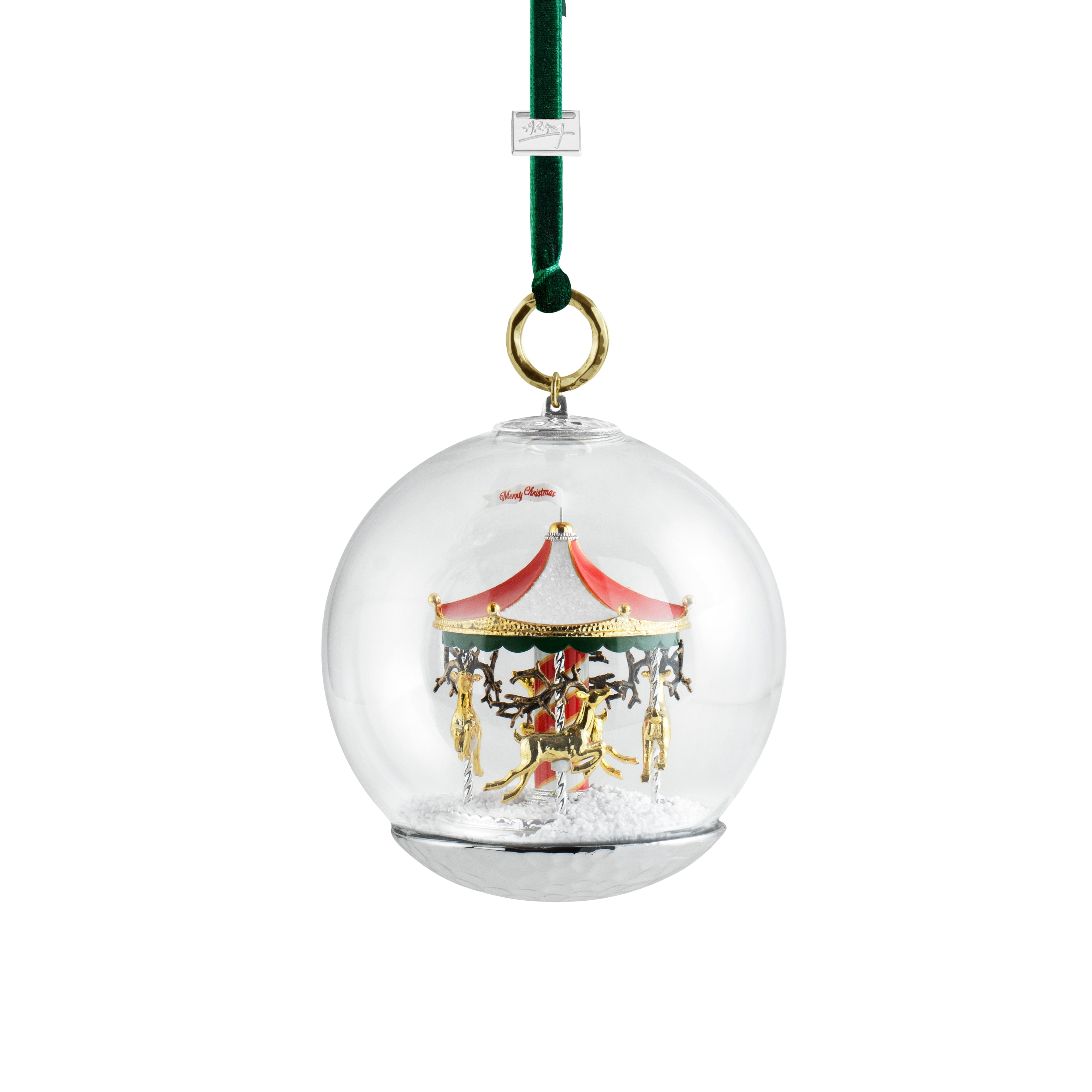 Michael Aram Merry Go Round Snowglobe Ornament