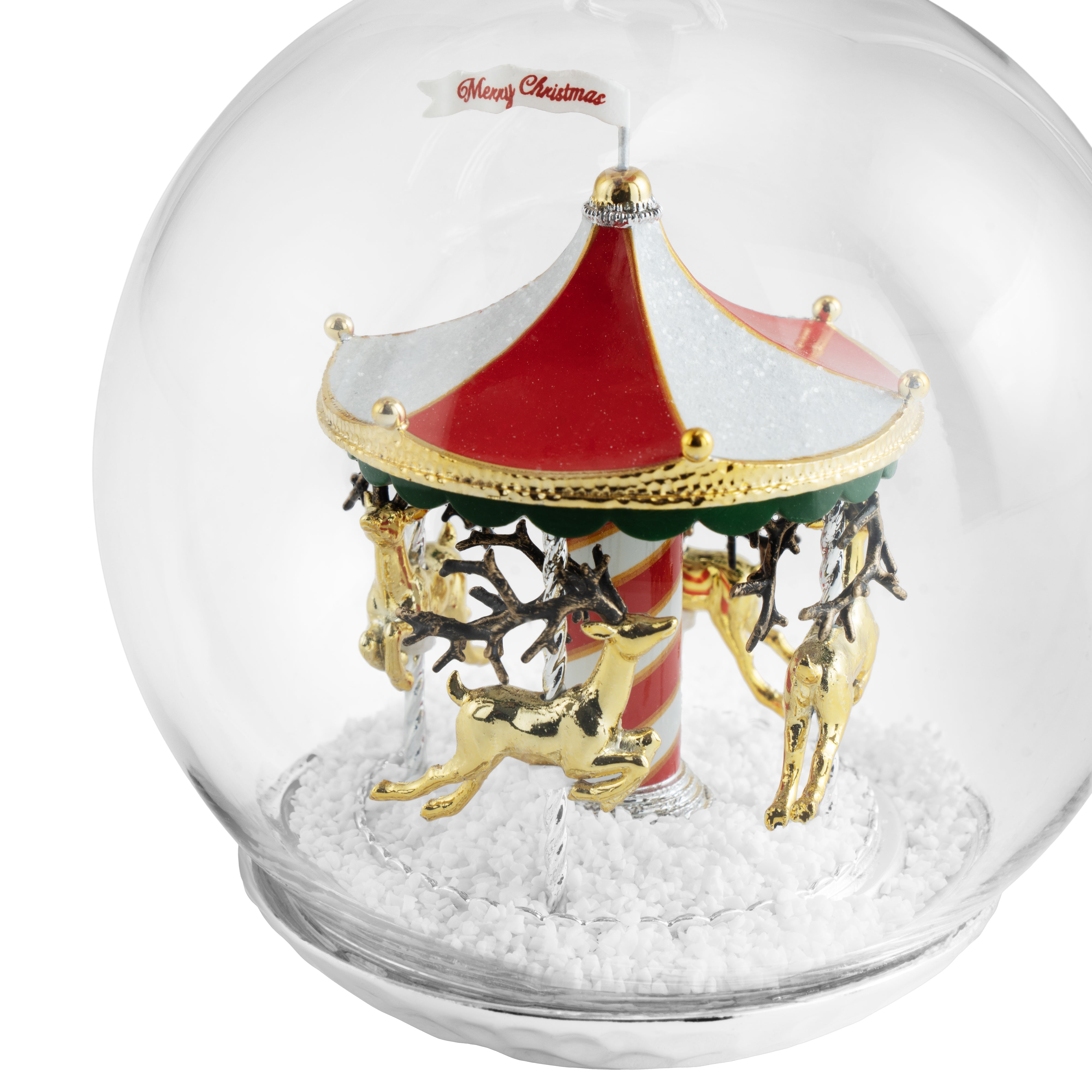 Michael Aram Merry Go Round Snowglobe Ornament