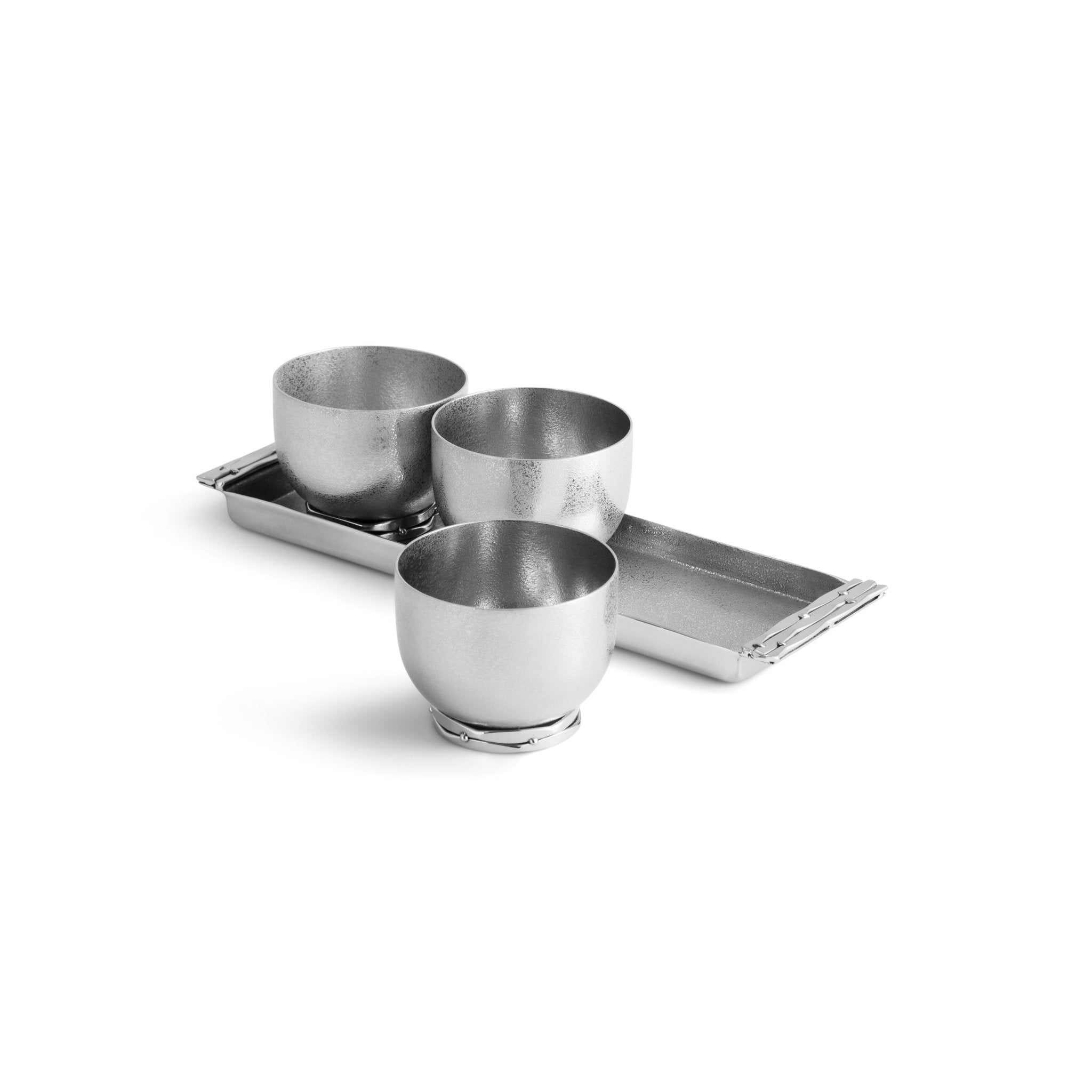 Michael Aram Mirage Triple Bowl Set w/ Tray