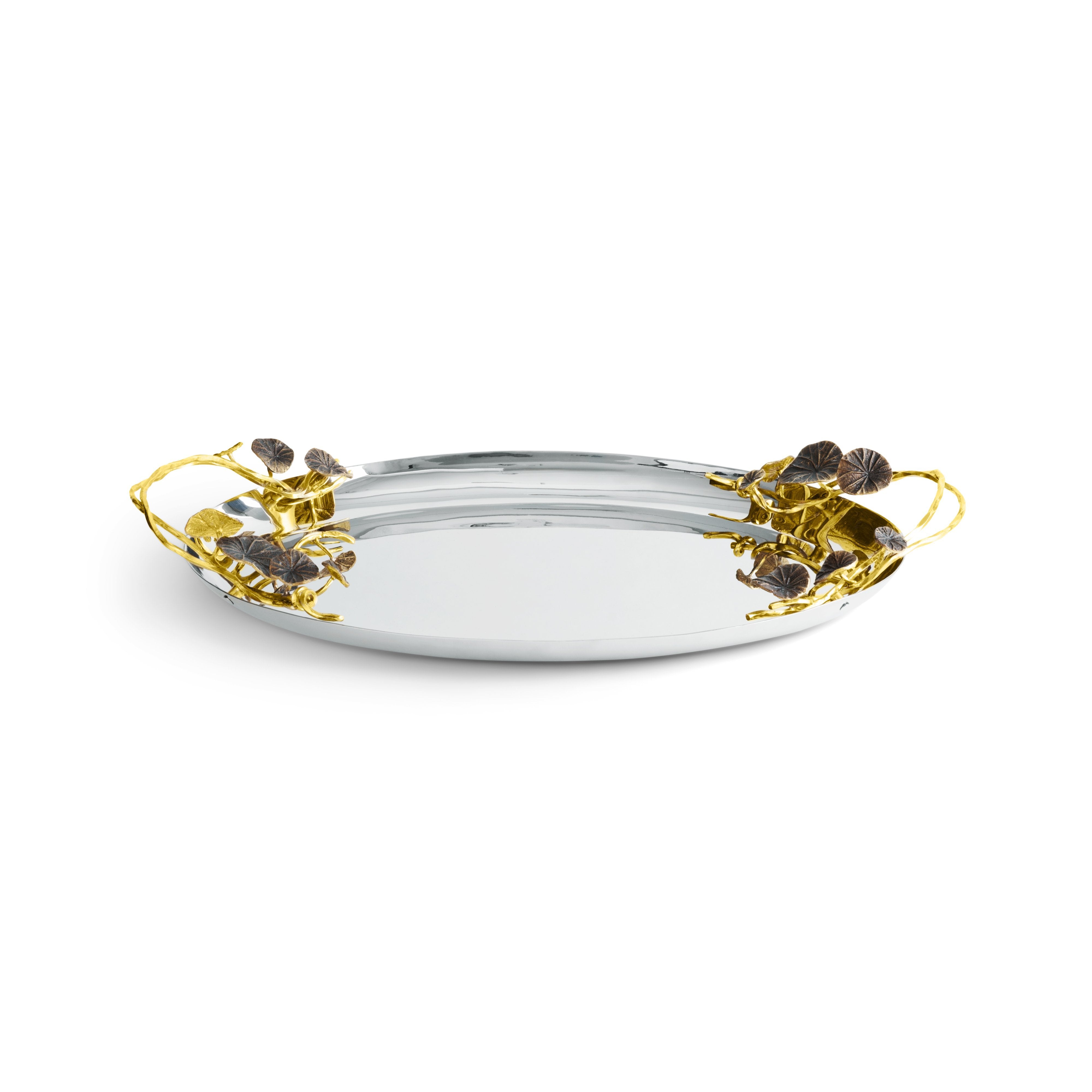 Michael Aram Monetƒ??s Garden - Golden Sunset Oval Tray