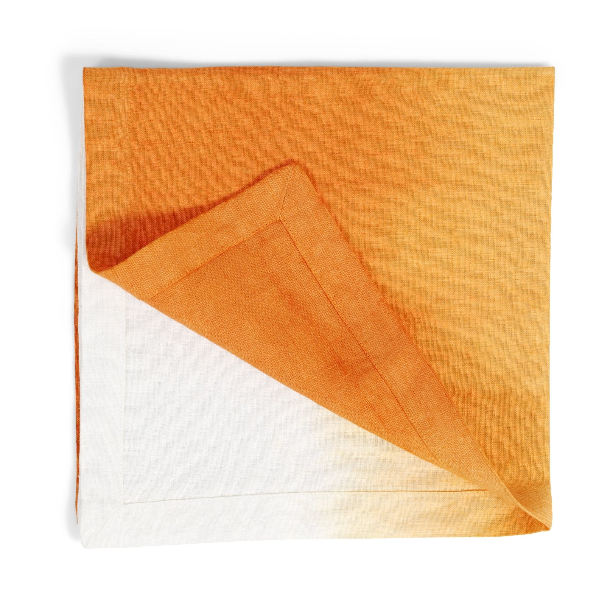 Michael Aram Orange Dip Dye Dinner Napkin