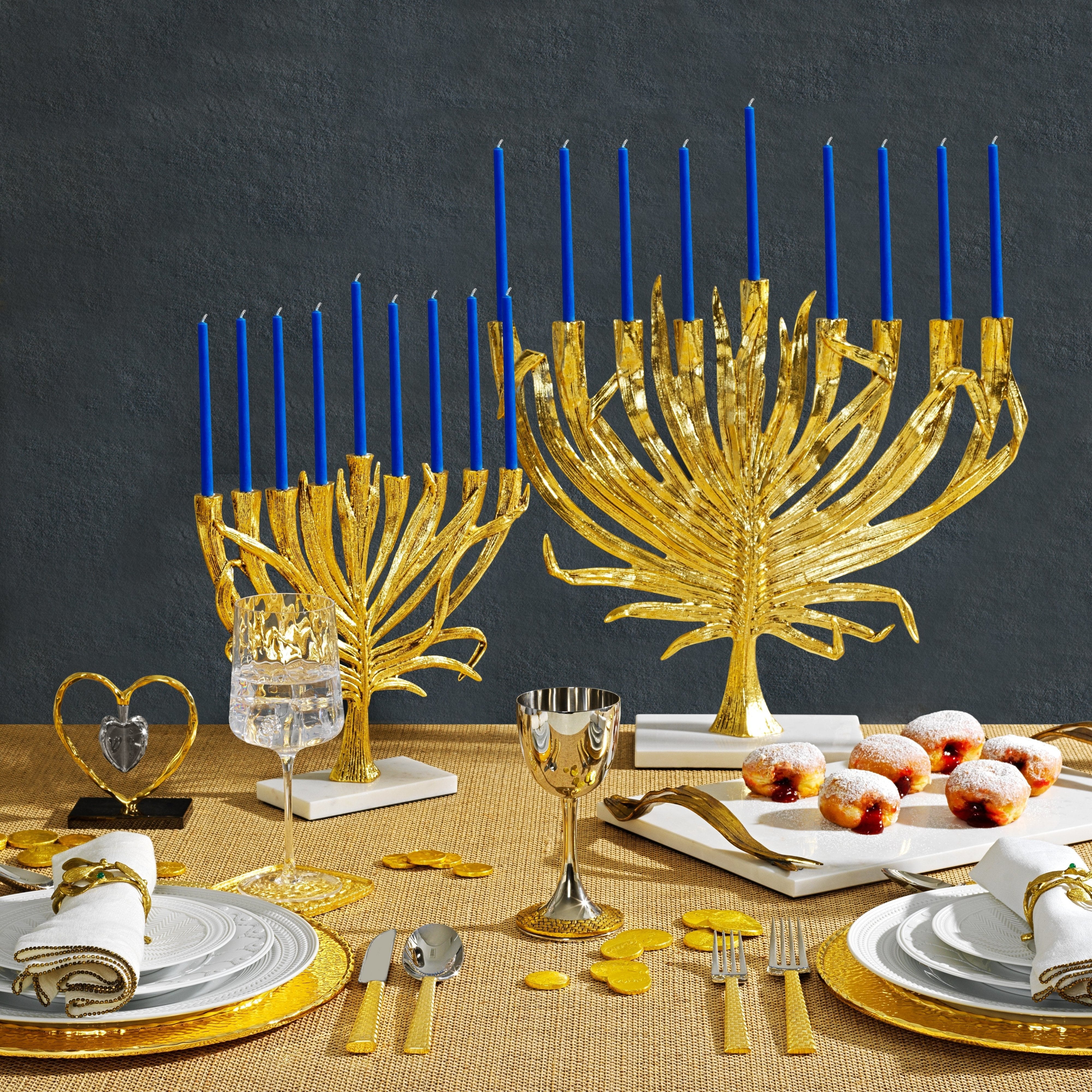 Michael Aram Palm Small Menorah