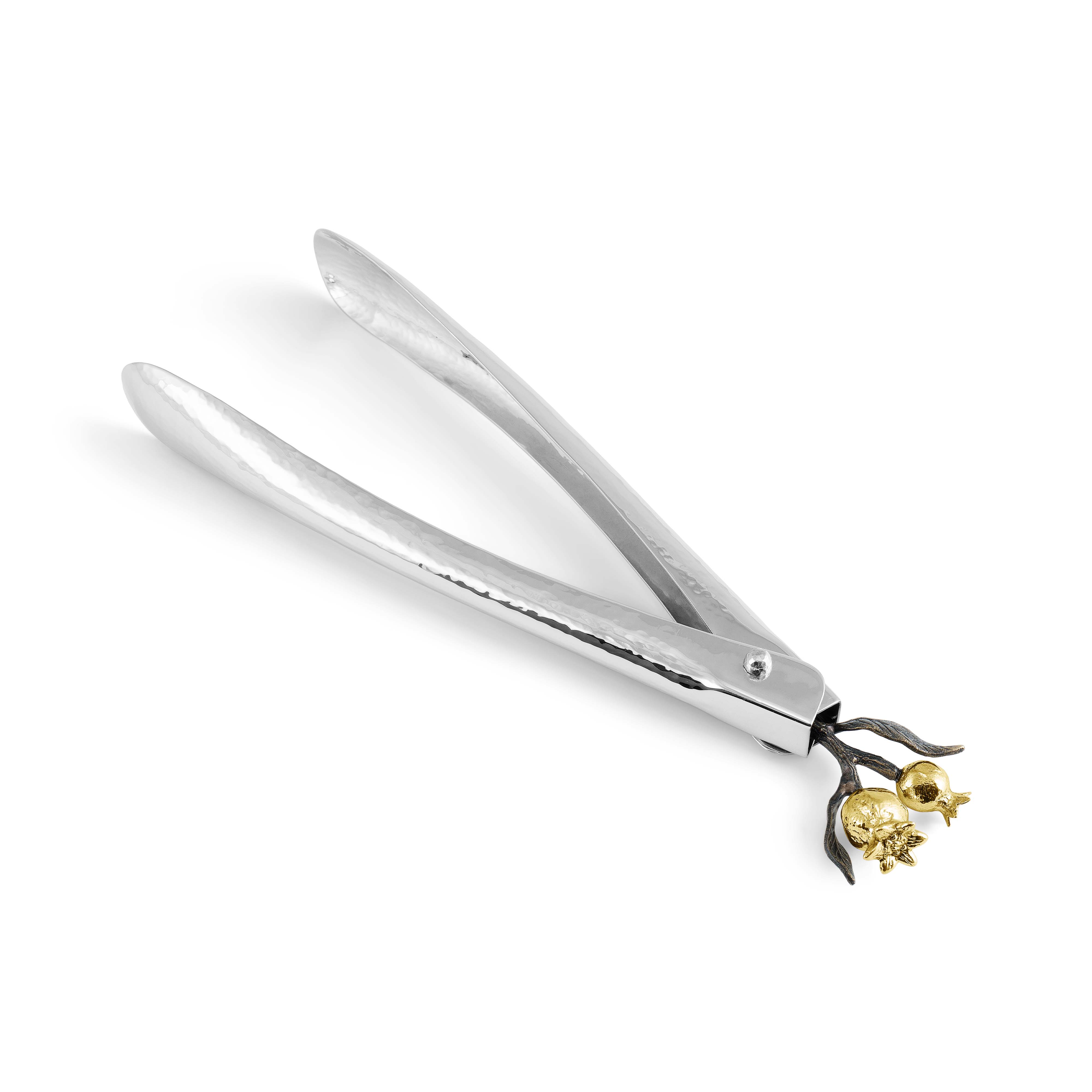 Michael Aram Pomegranate Lock Spring Tongs