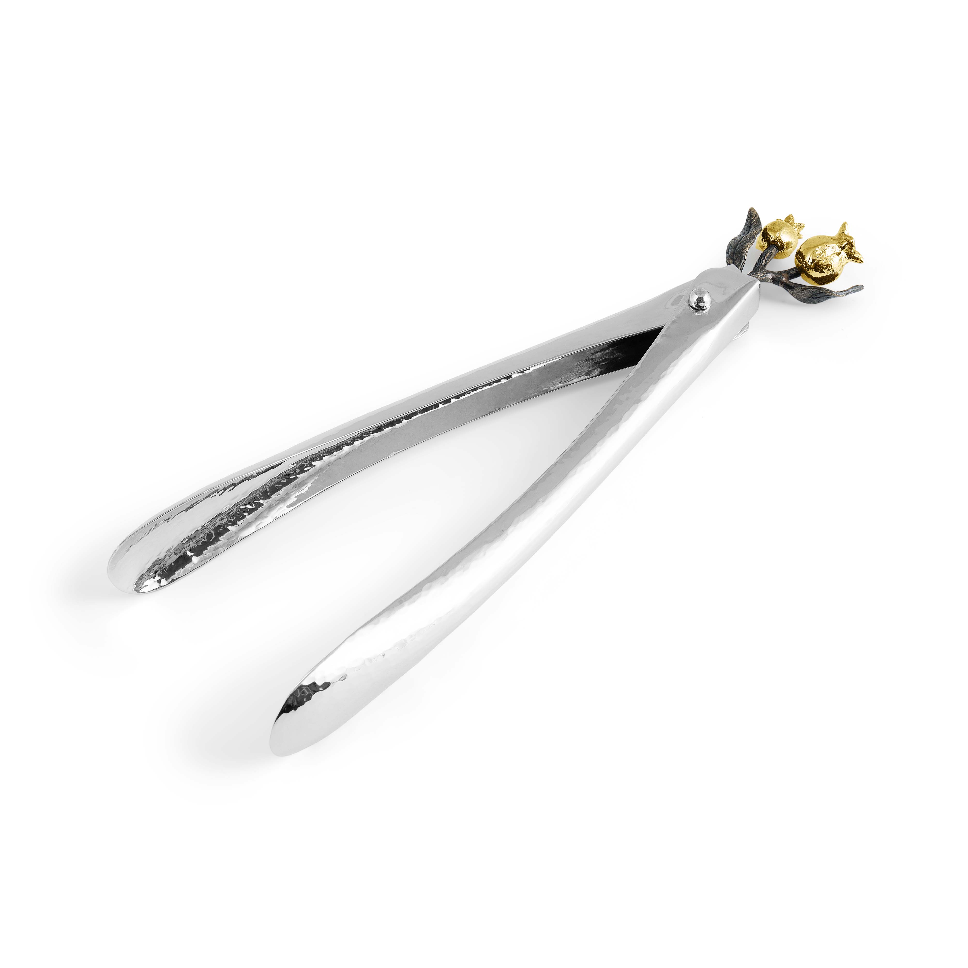 Michael Aram Pomegranate Lock Spring Tongs