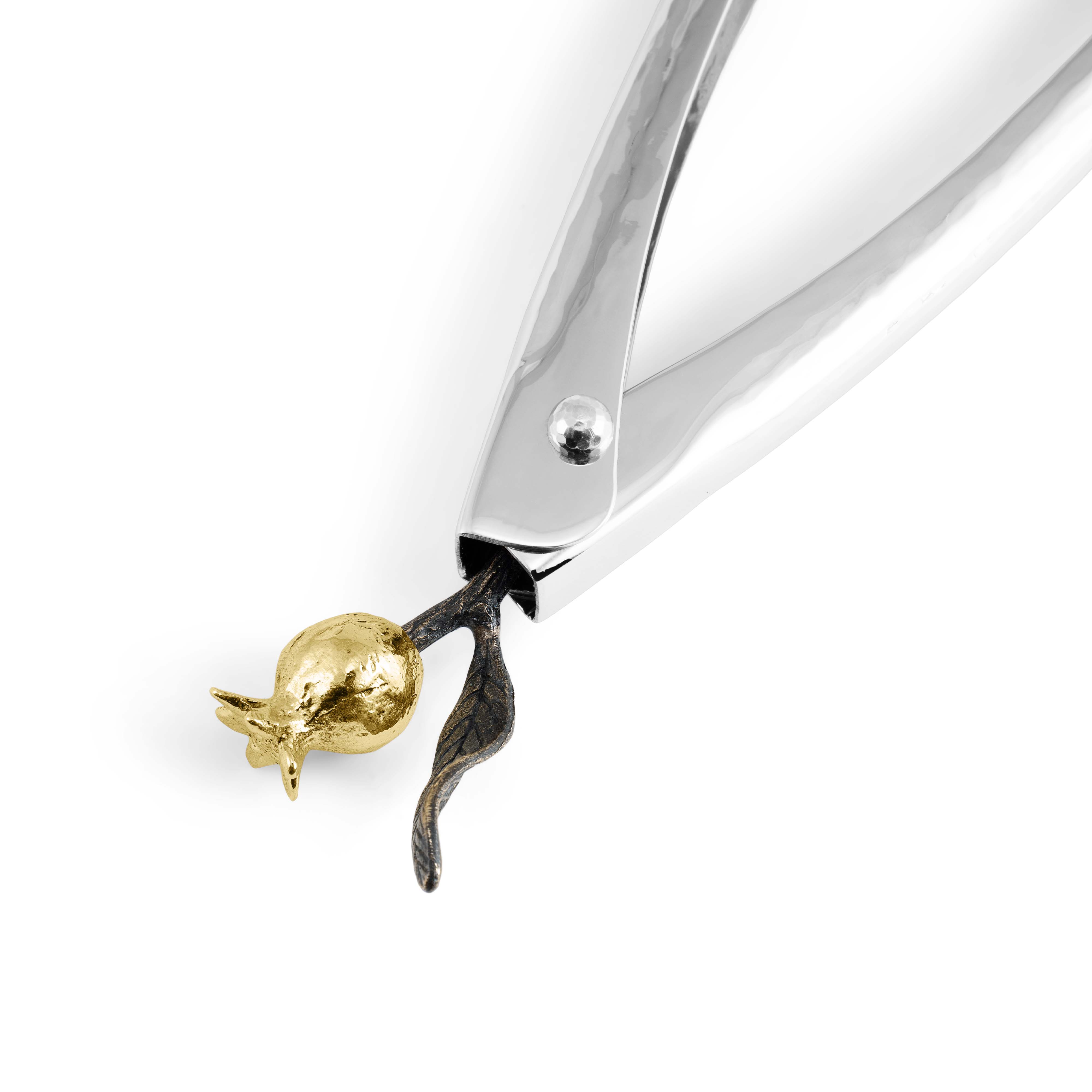 Michael Aram Pomegranate Lock Spring Tongs