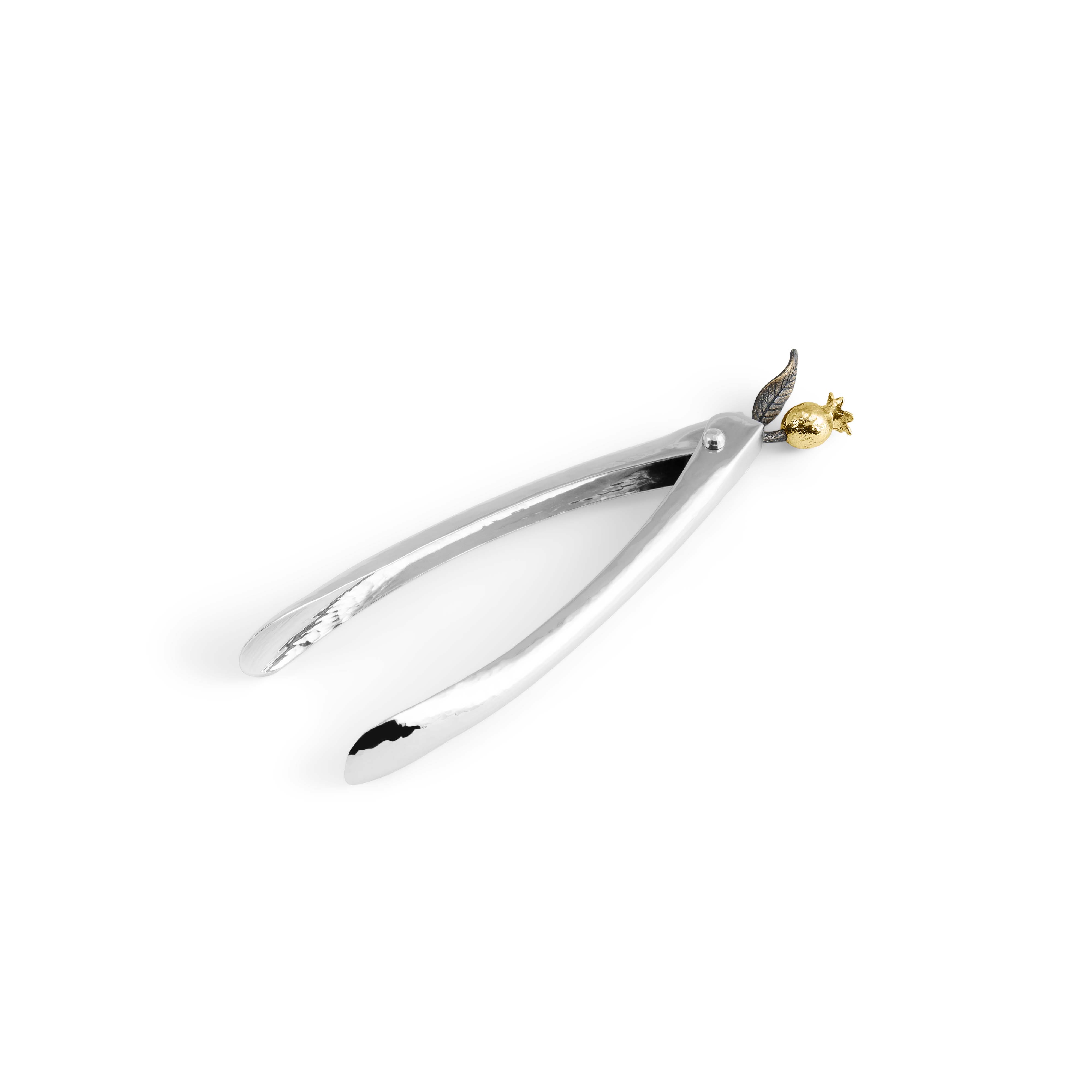 Michael Aram Pomegranate Lock Spring Tongs