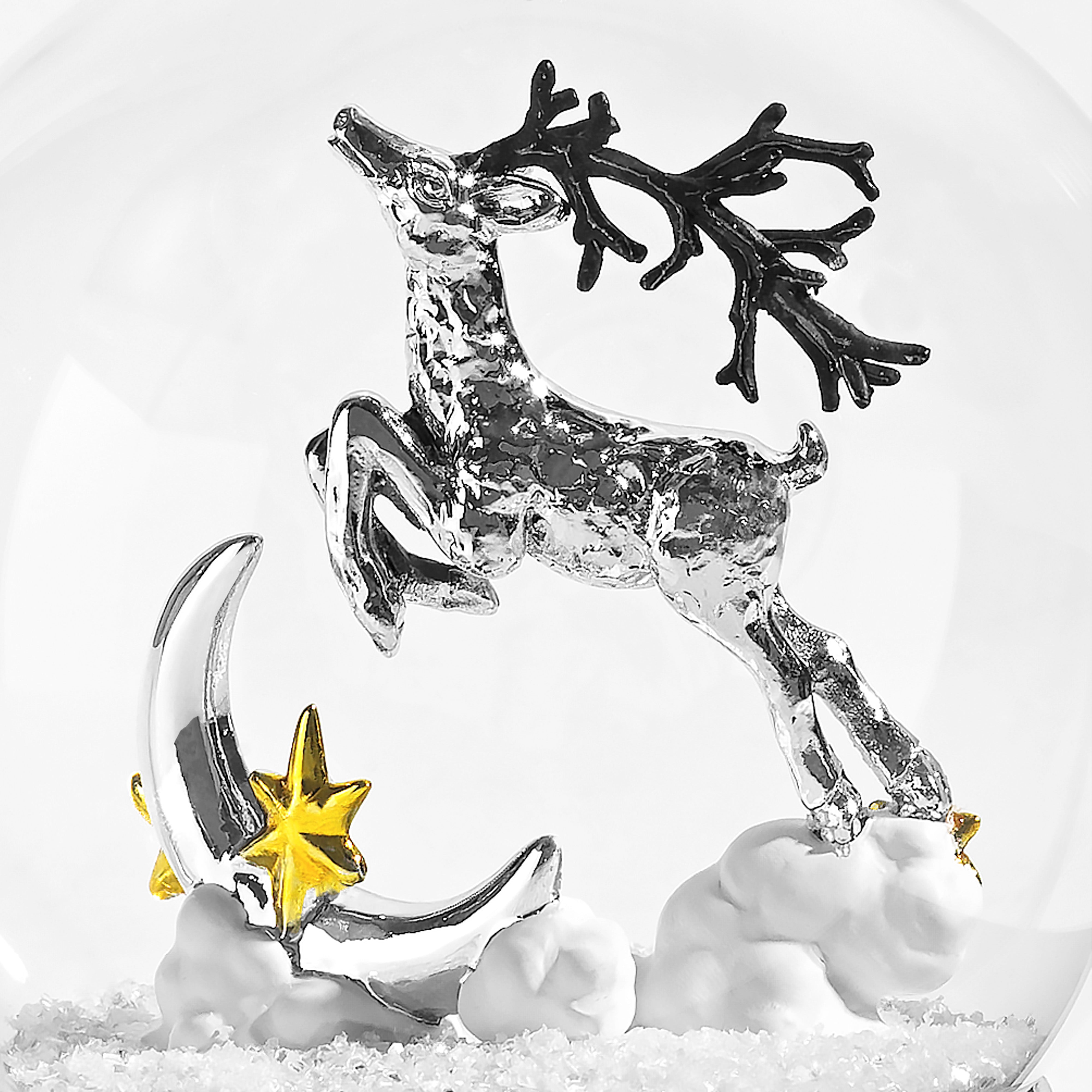 Michael Aram Reindeer Snow Globe Ornament