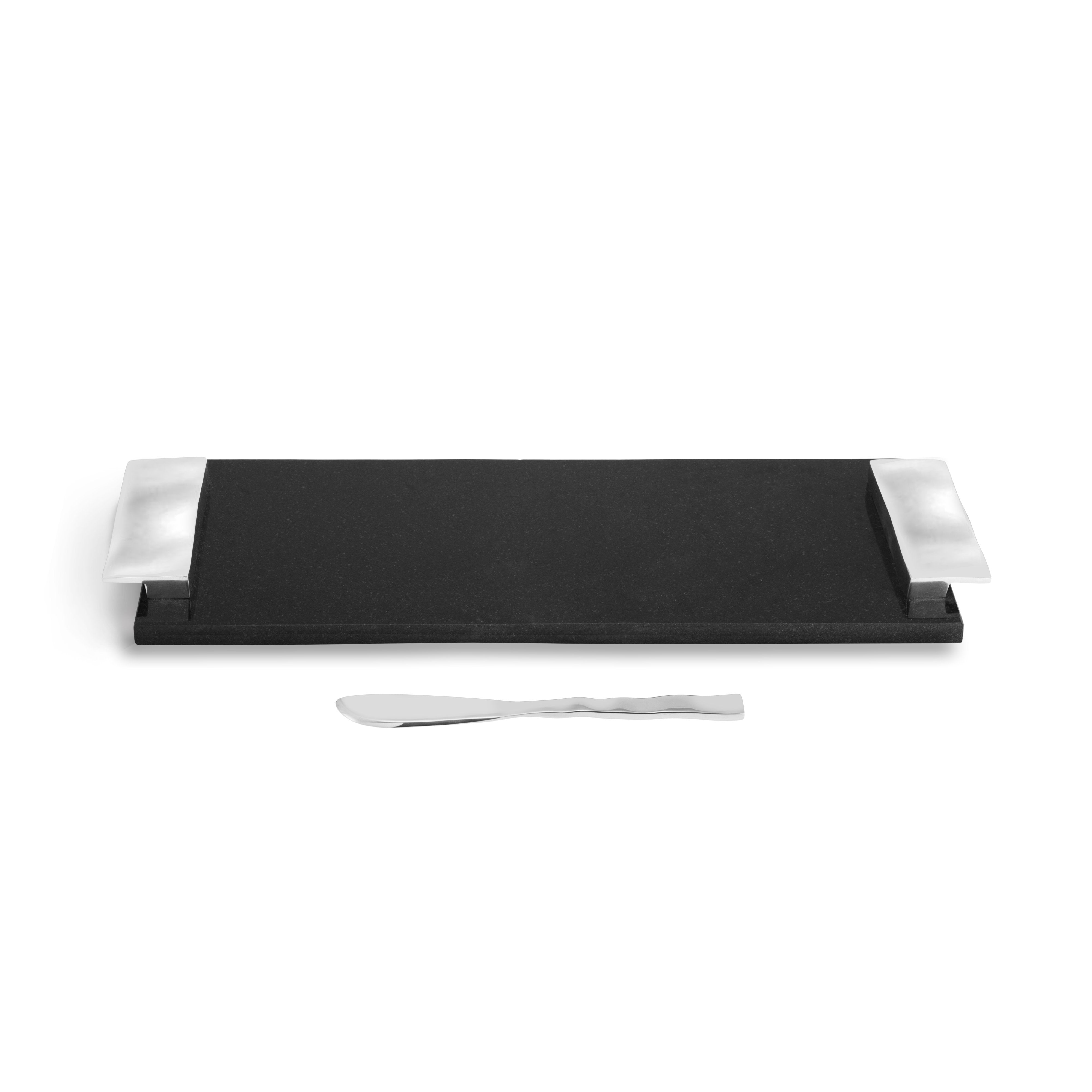 Michael Aram Ripple Effect Cheese Board w/ Knife Small